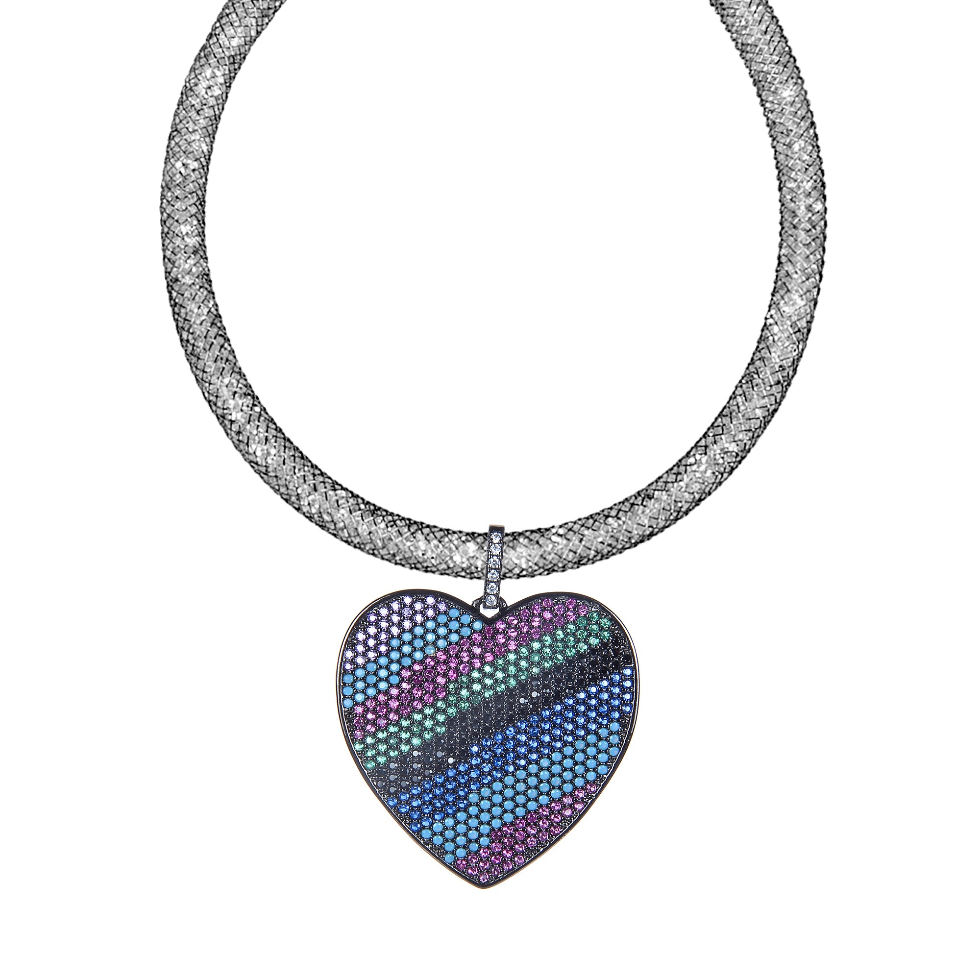 Heart Shaped Zircon Chain Bracelet BP0349