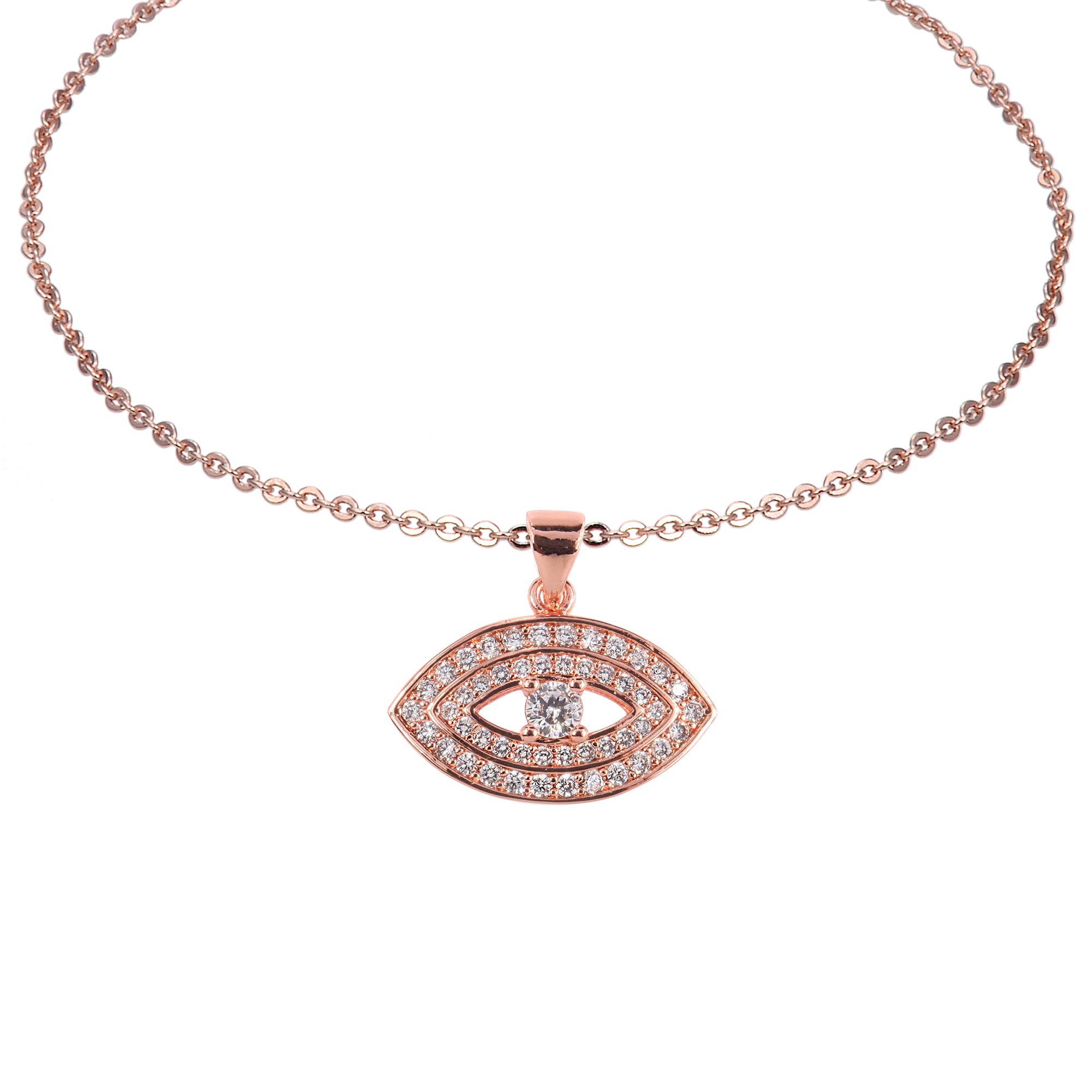 Evil Eyes Zircon Pendant For Bracelet BP0563