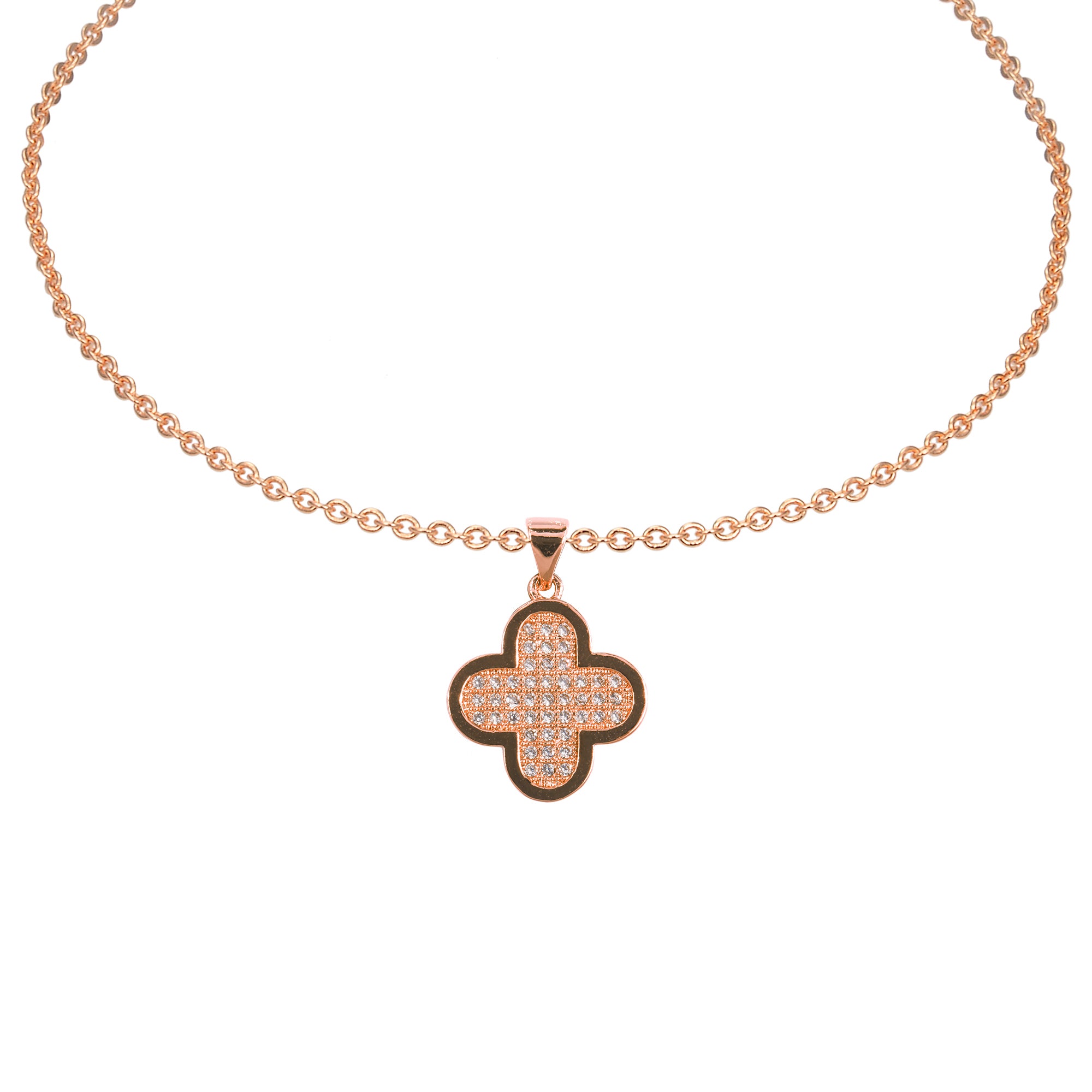 Clover Zircon Pendant For Bracelet BP0588