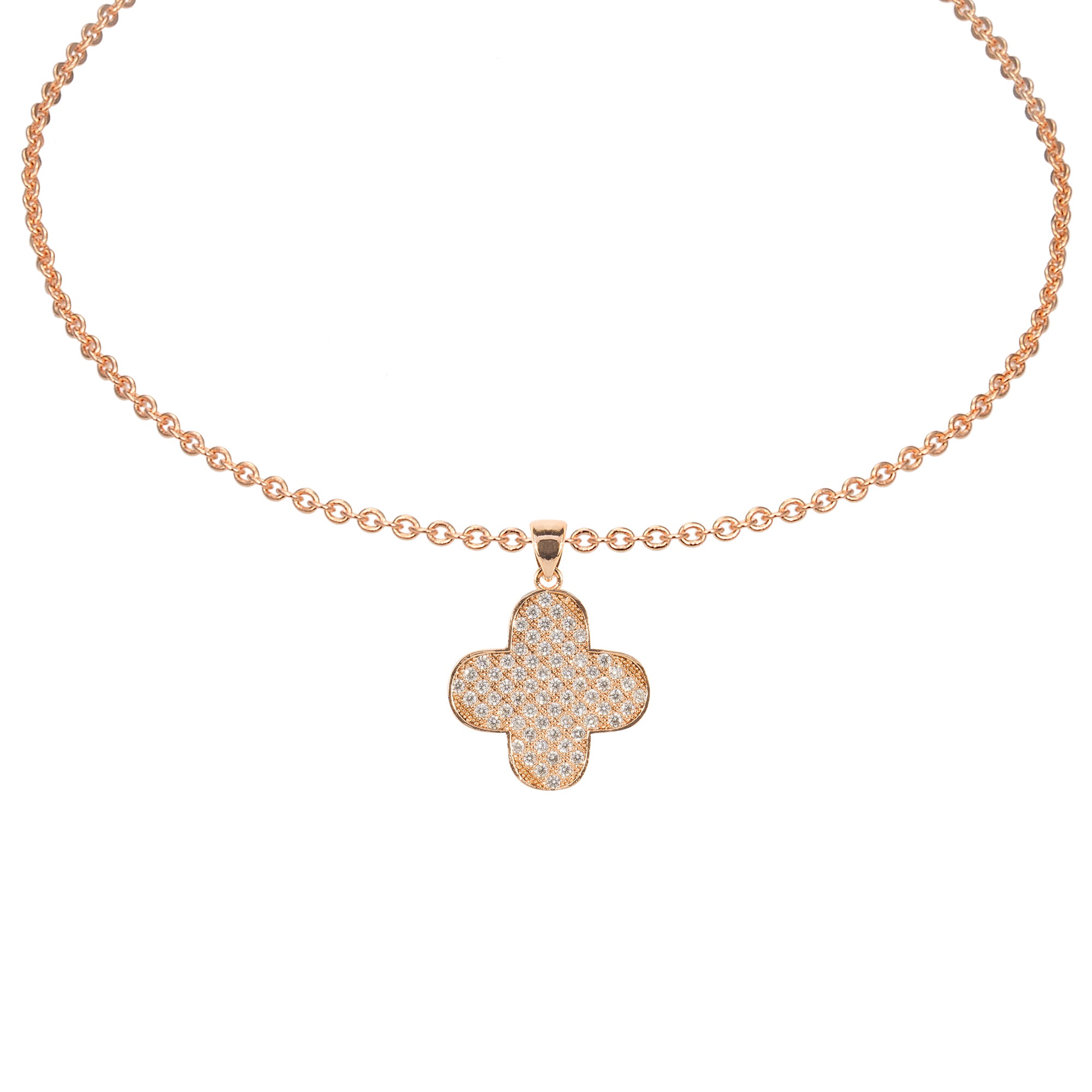 Zircon Clover Pendant Bracelet BP0589