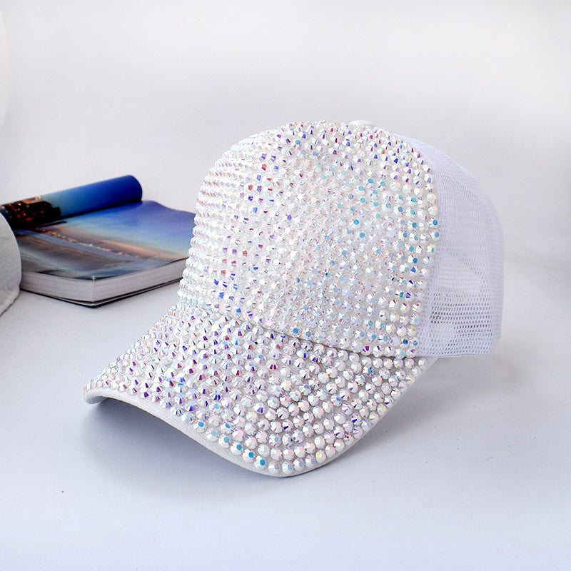 Rhinestone Mesh Hat C0063