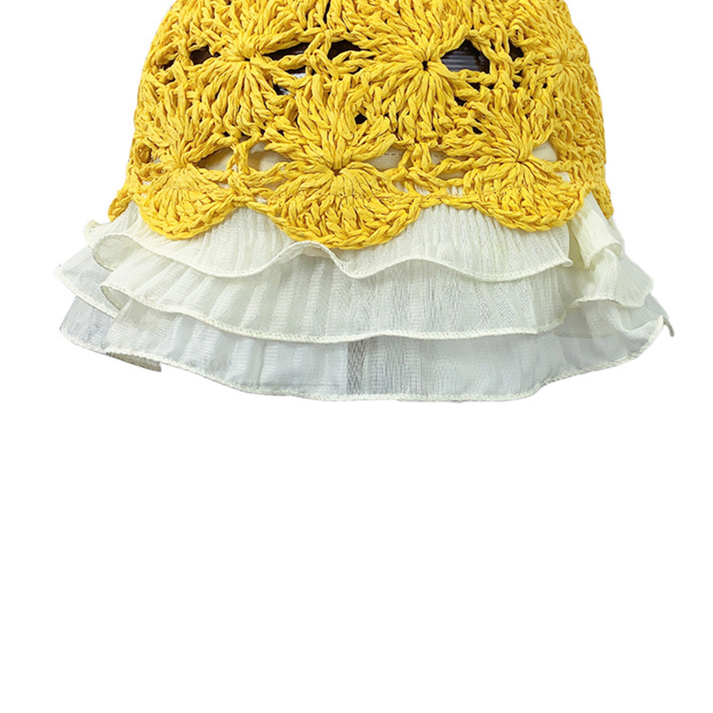 Ruffle Lace Fisherman Hat C0127