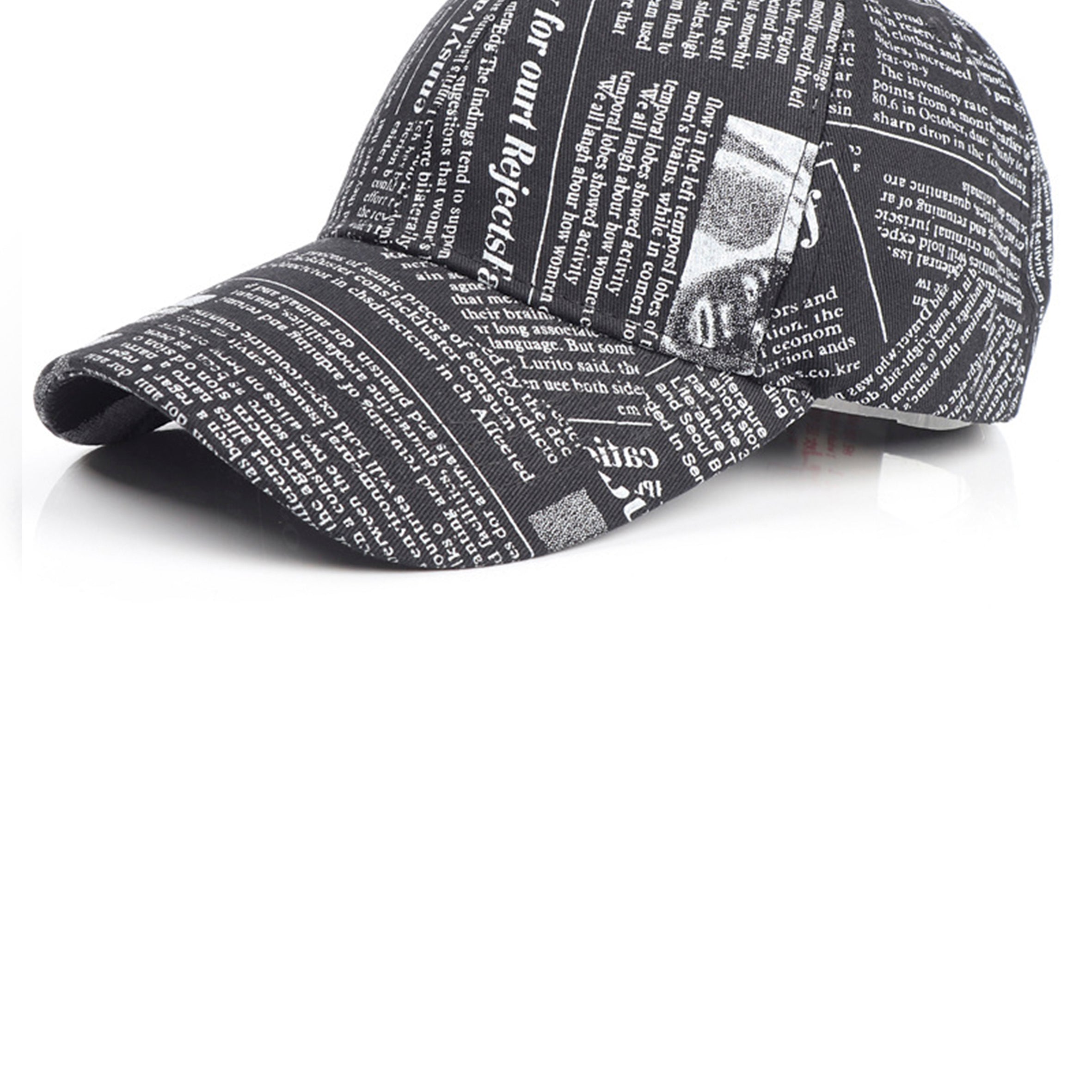 Newpaper Printed Cap C0168