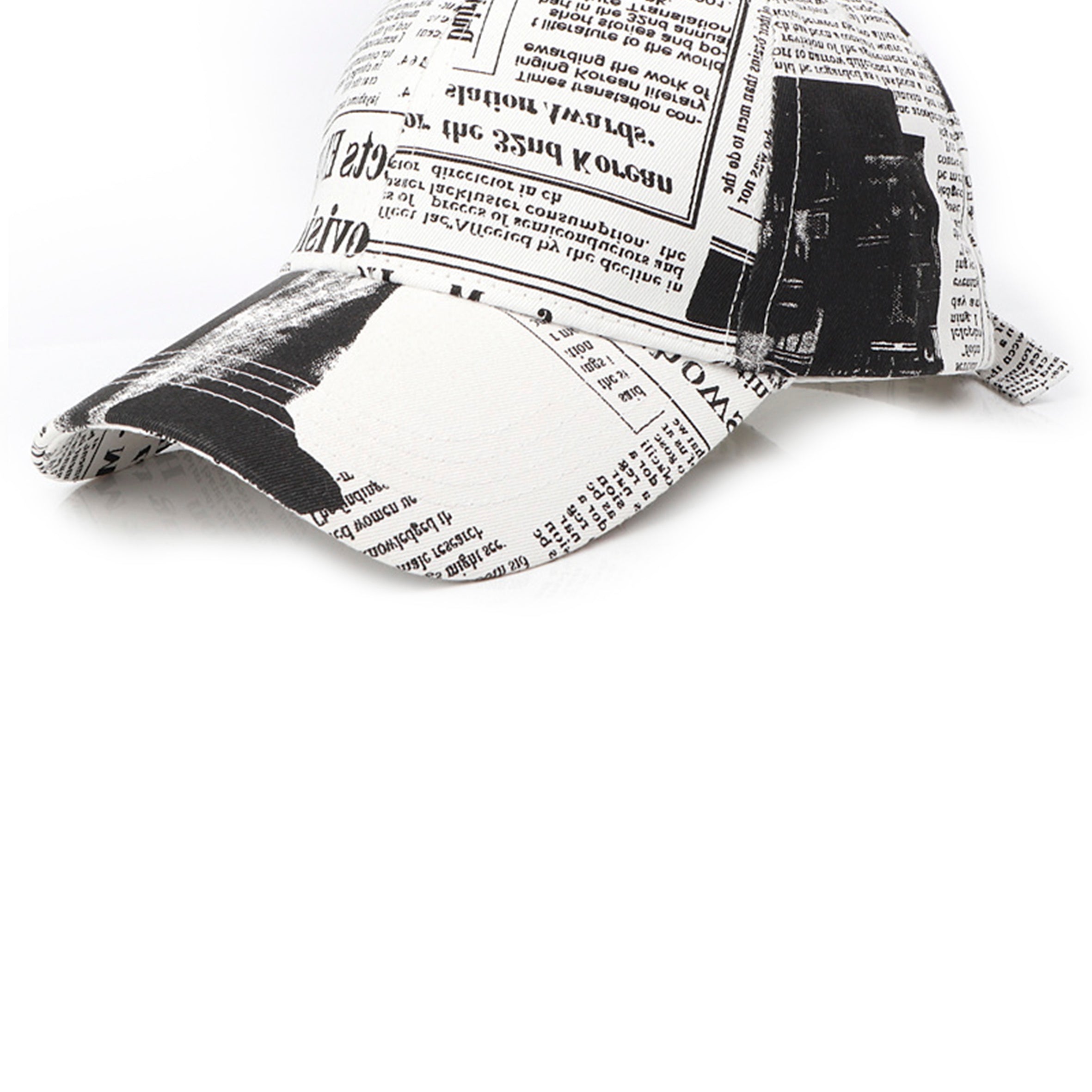 Newpaper Printed Cap C0168