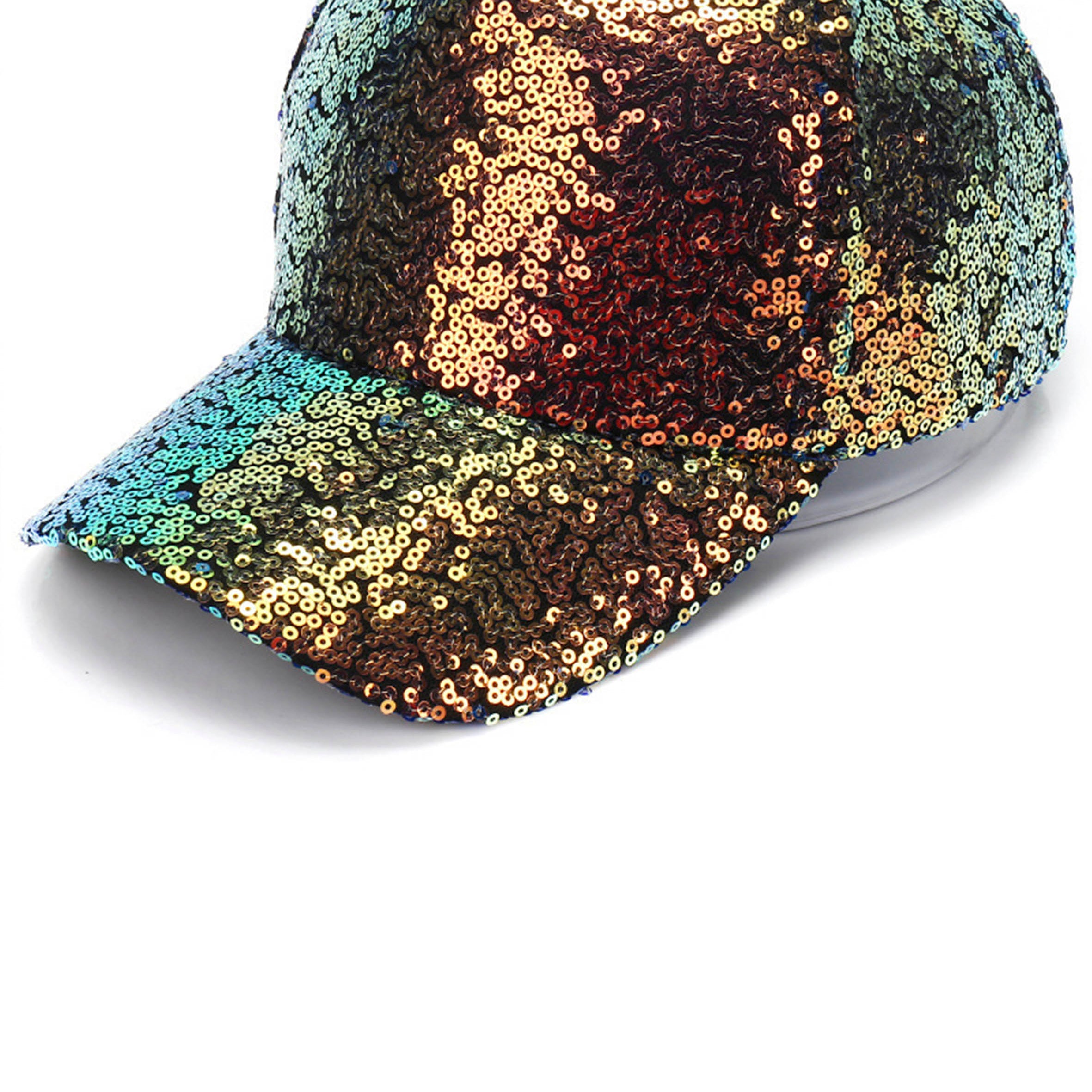 Sequin Baseball Cap C0177