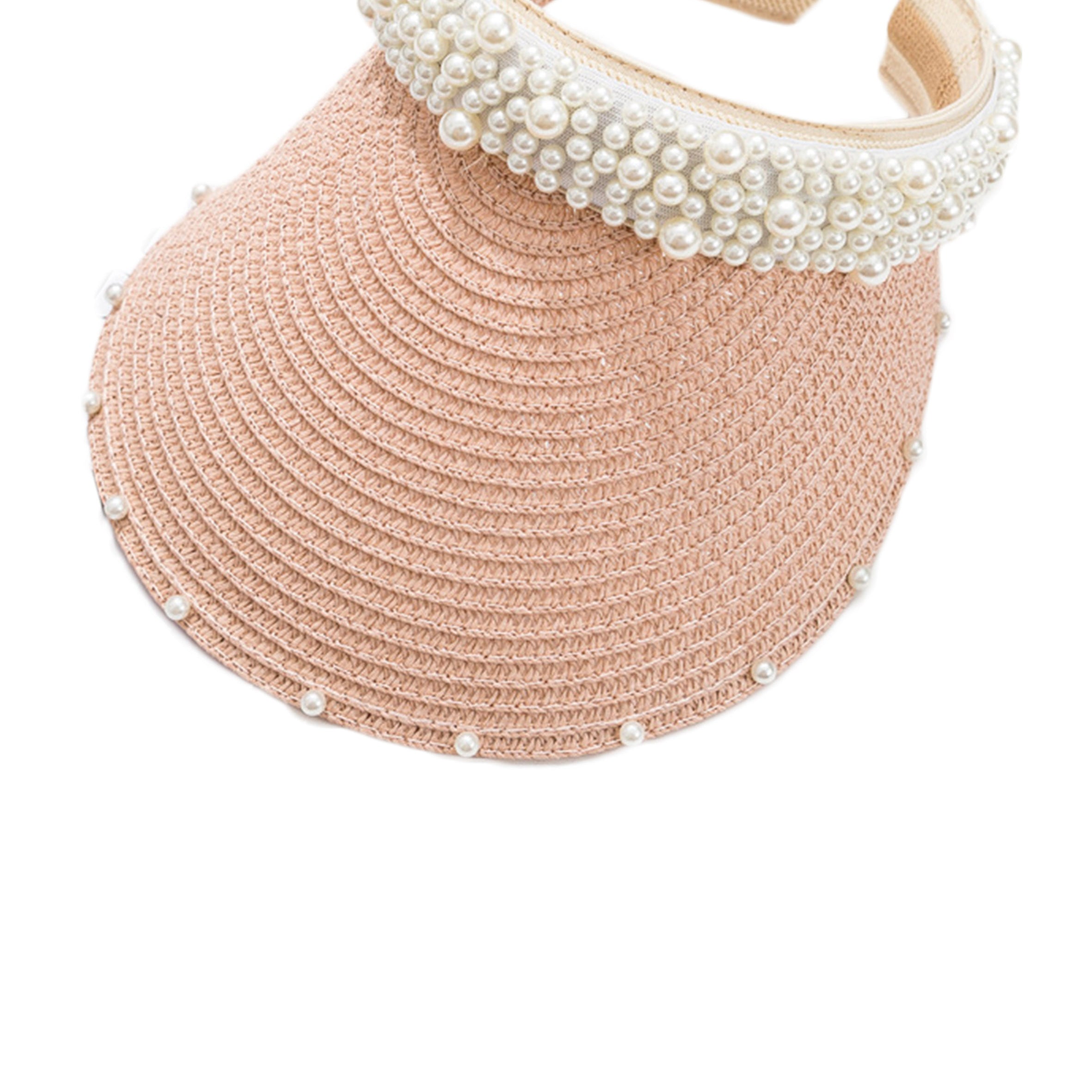 Handmade Pearl Vista Straw Hat C0196