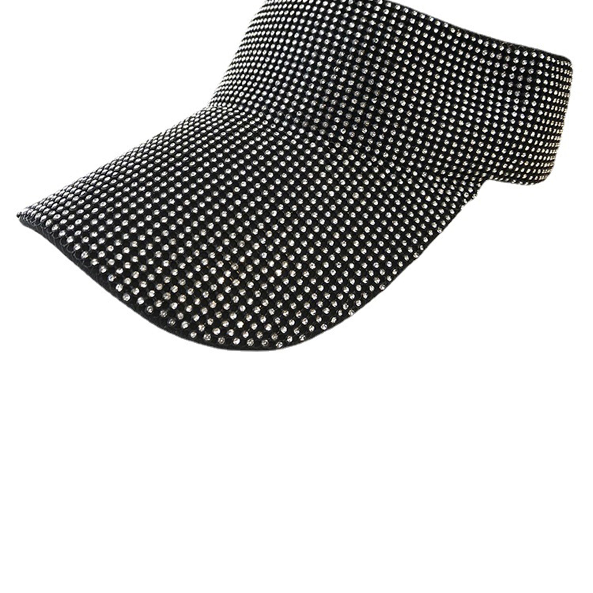 Rhinestone Visor Cap C0203