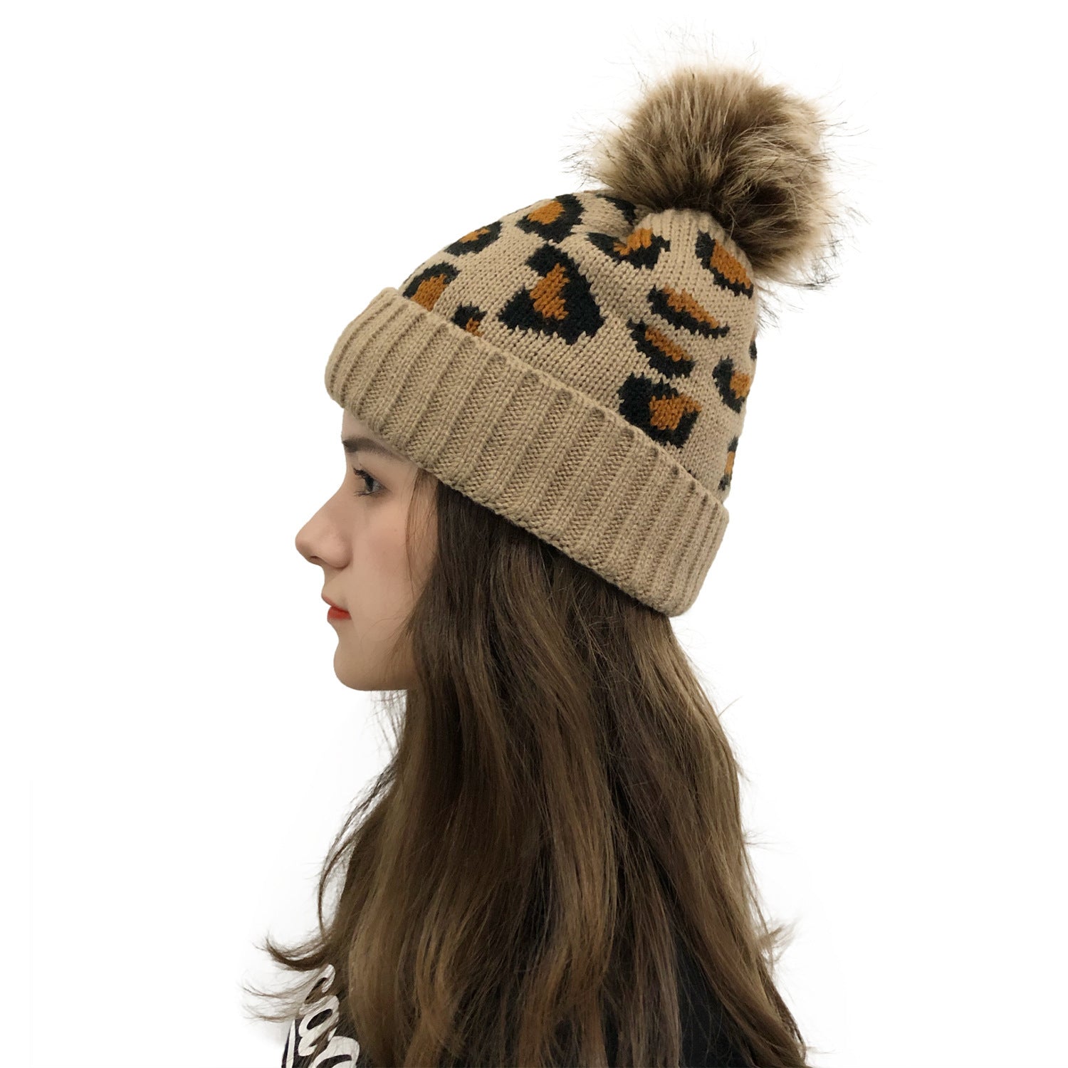 Animal Pattern Knitted Beanie C0229