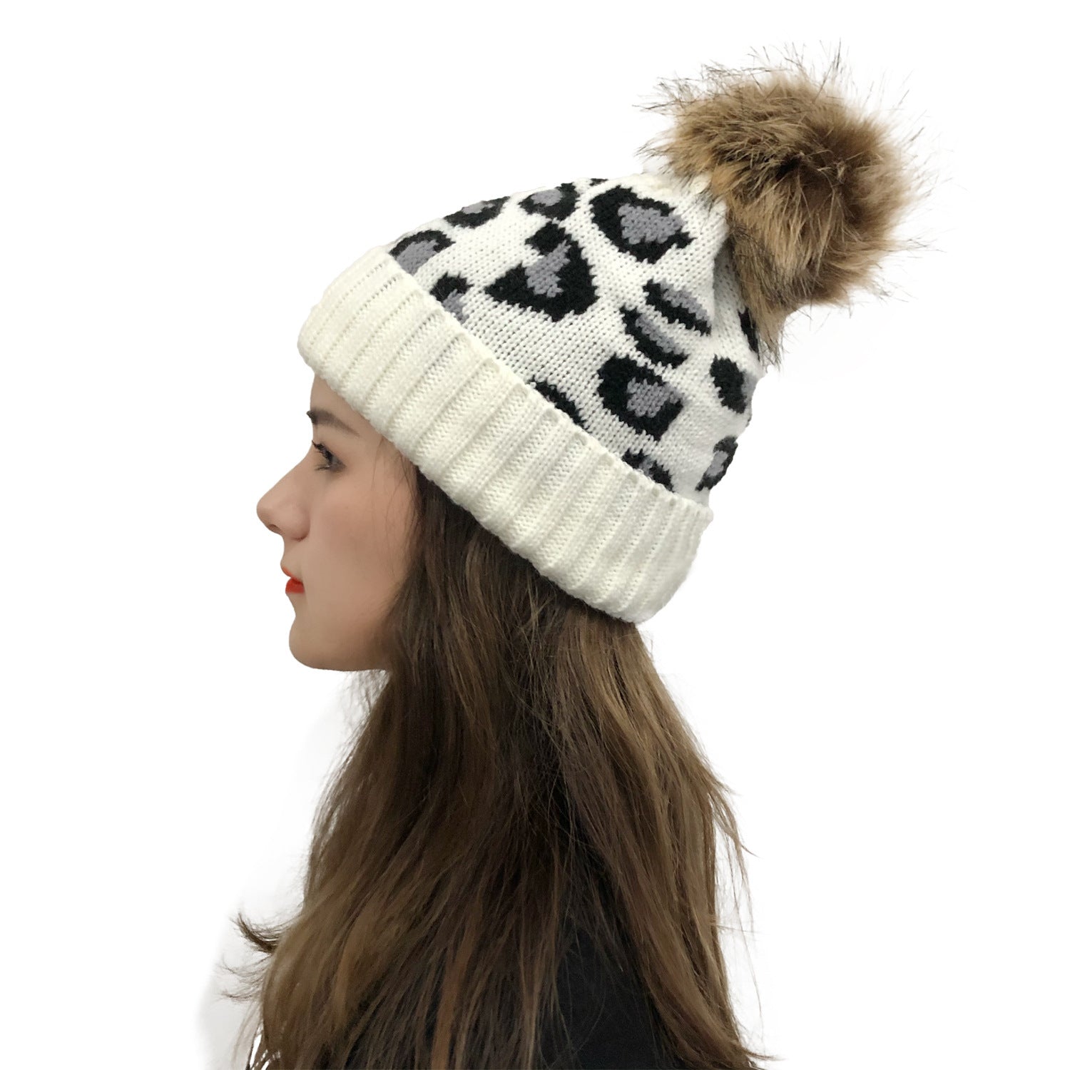 Animal Pattern Knitted Beanie C0229