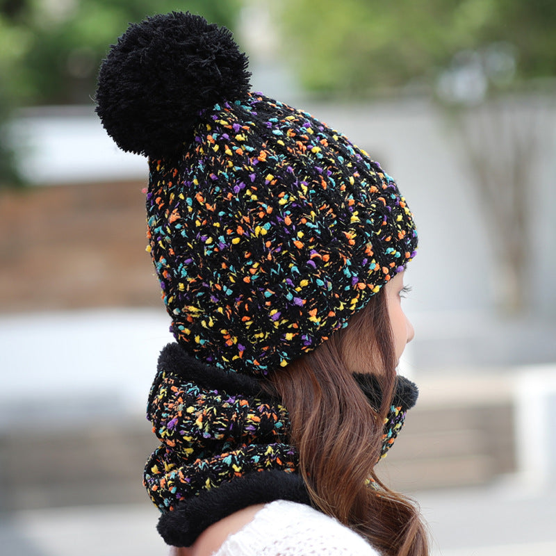 Knitted Beanie Scarf Set C0238