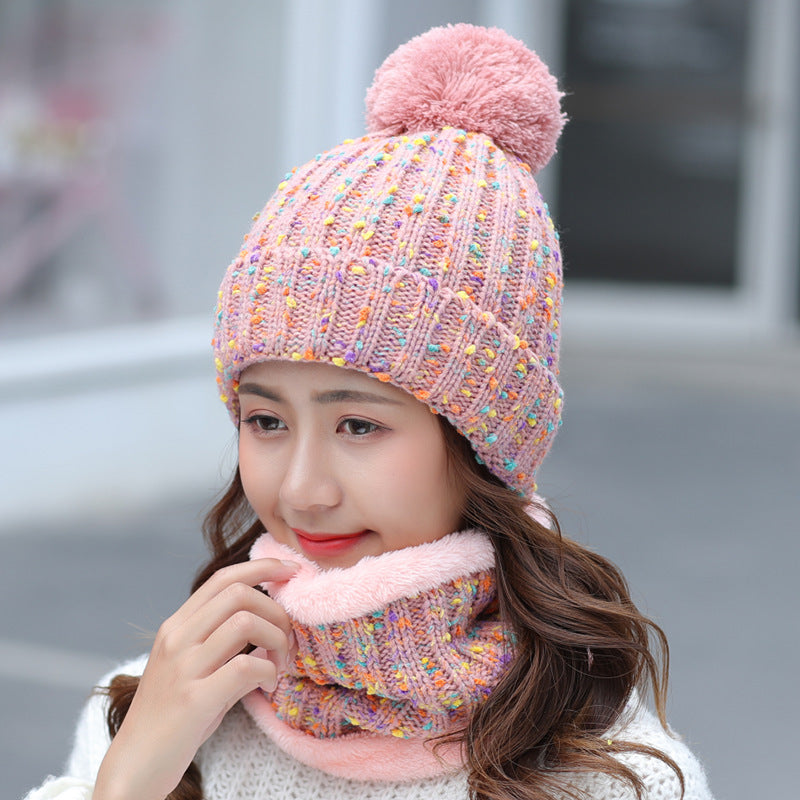 Knitted Beanie Scarf Set C0238