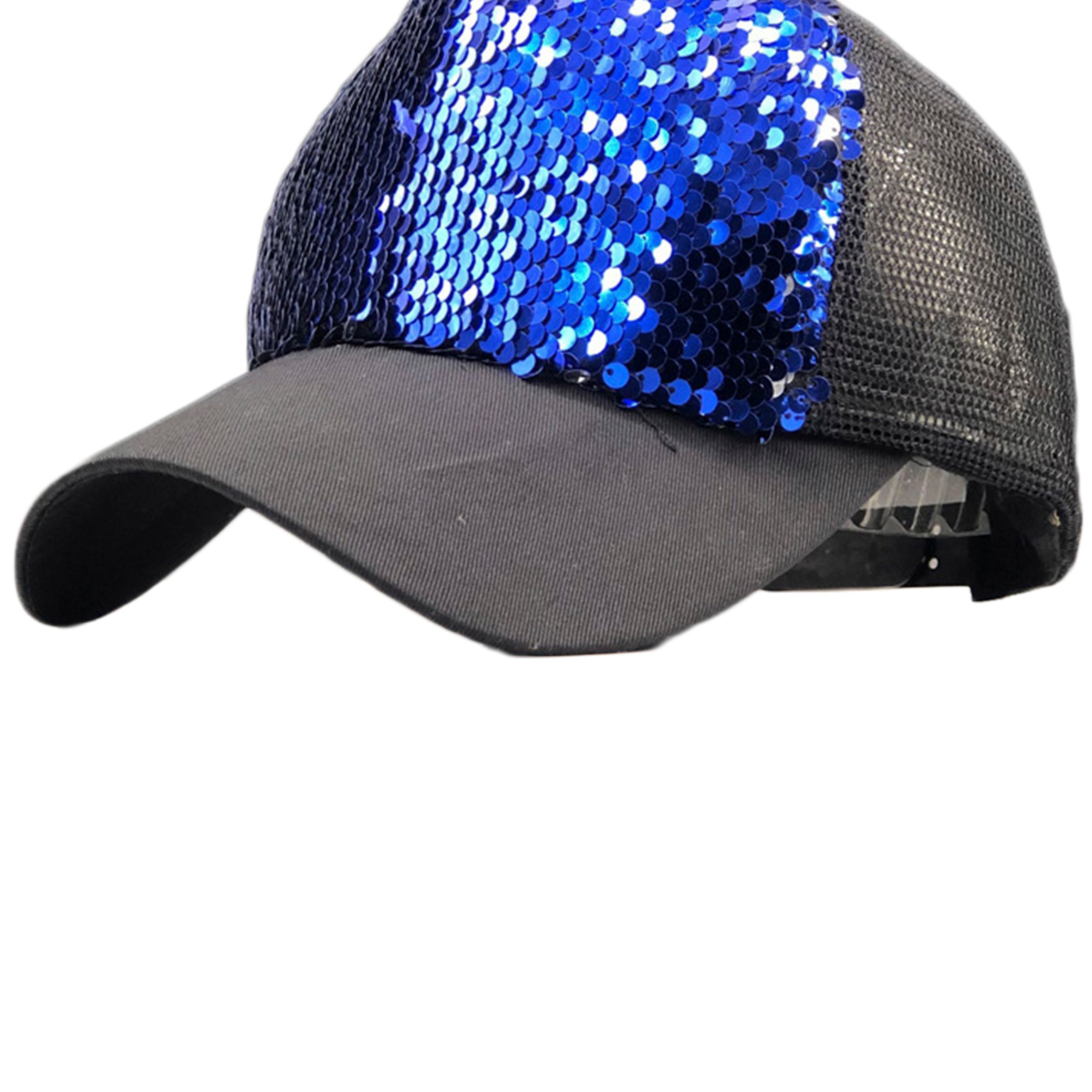 Sequins Mesh Cap C0298