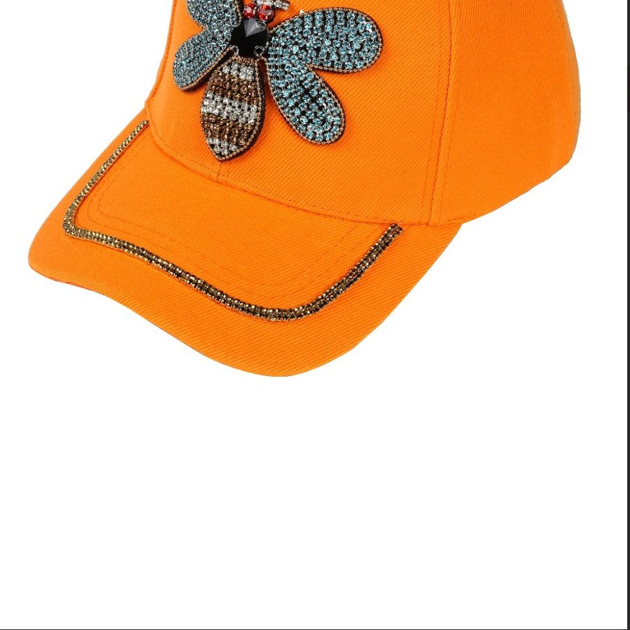 Bee Rhinestone Cap C0315