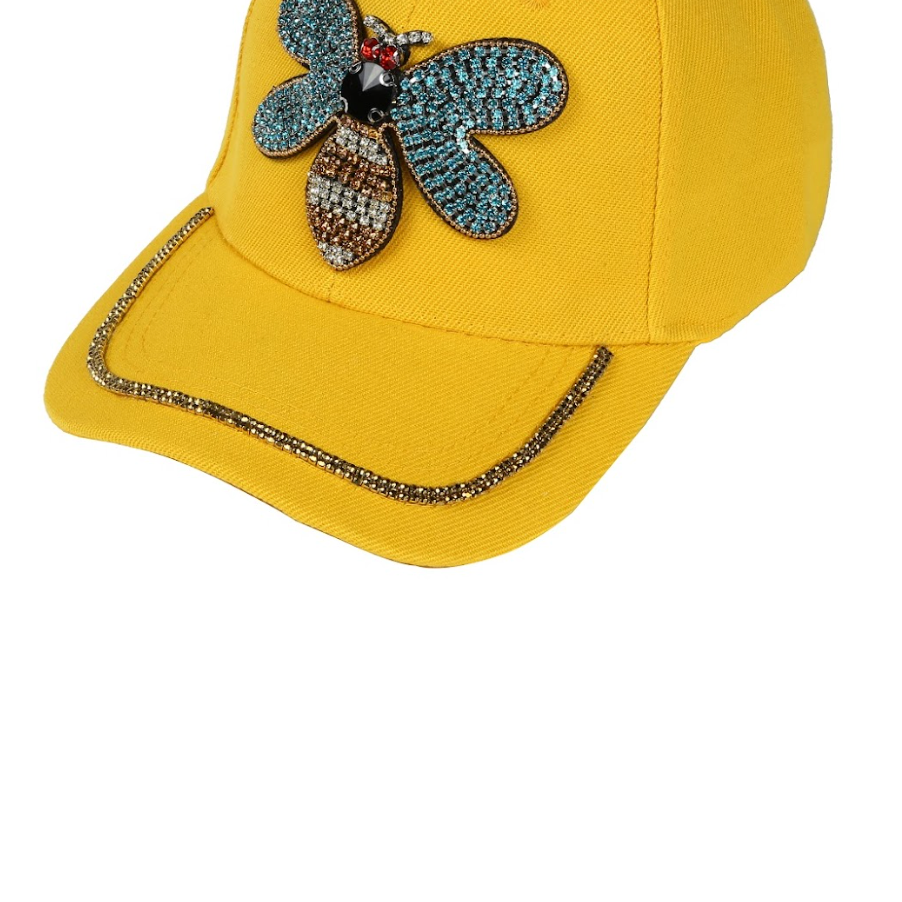 Bee Rhinestone Cap C0315