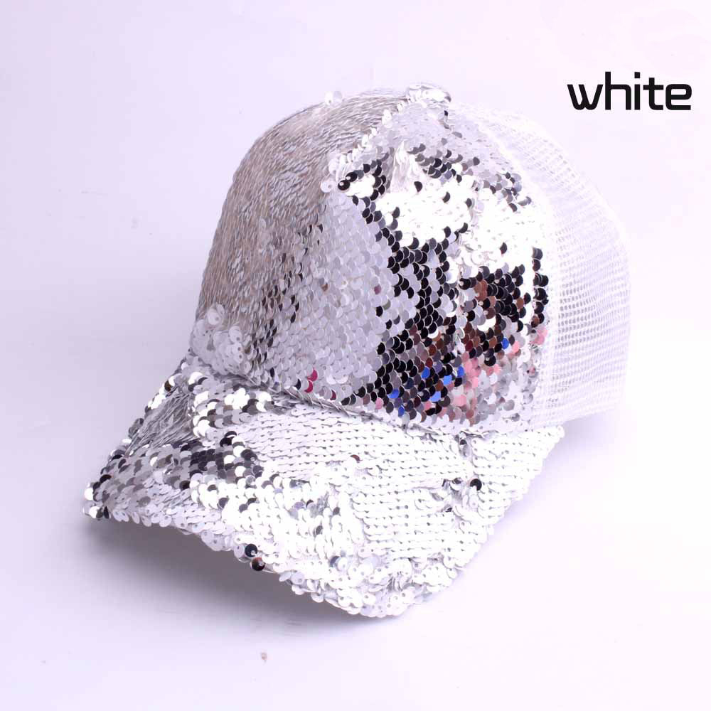 Sequins Mesh Cap C0359