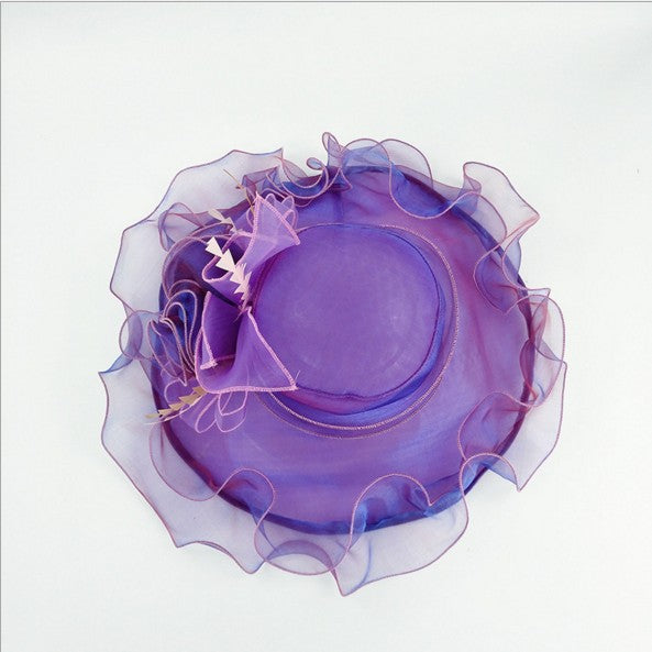 Flower Fedora Hat C0403