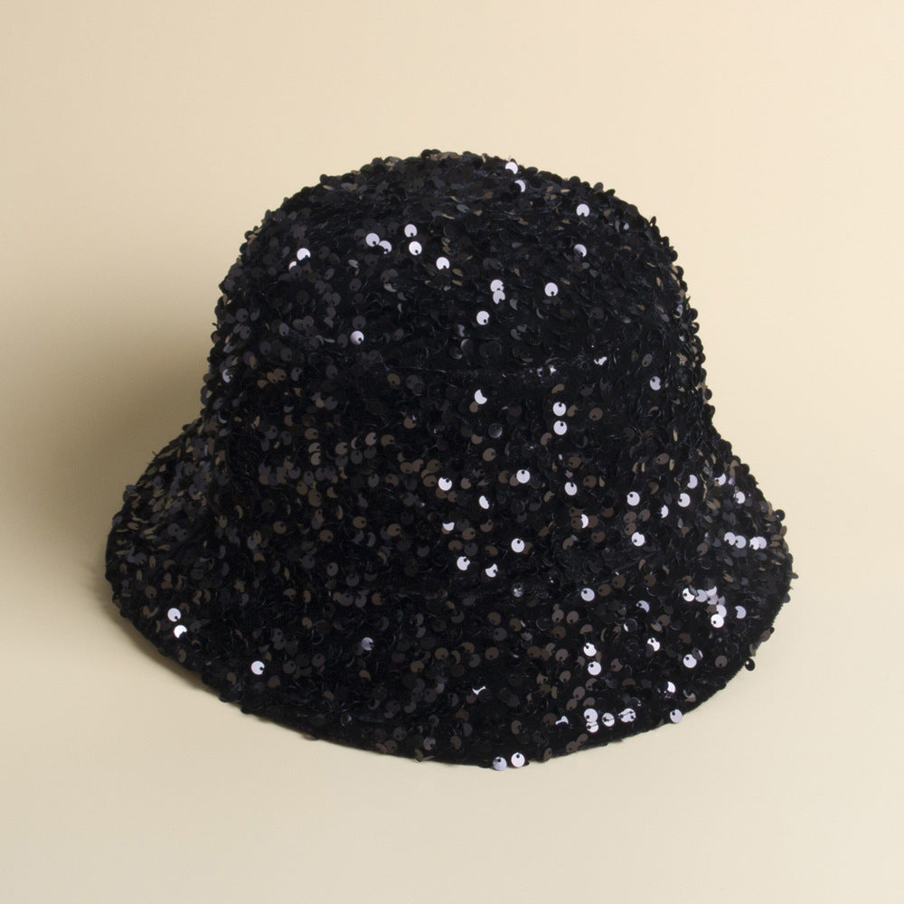 Sequin Fisherman Cap C0441