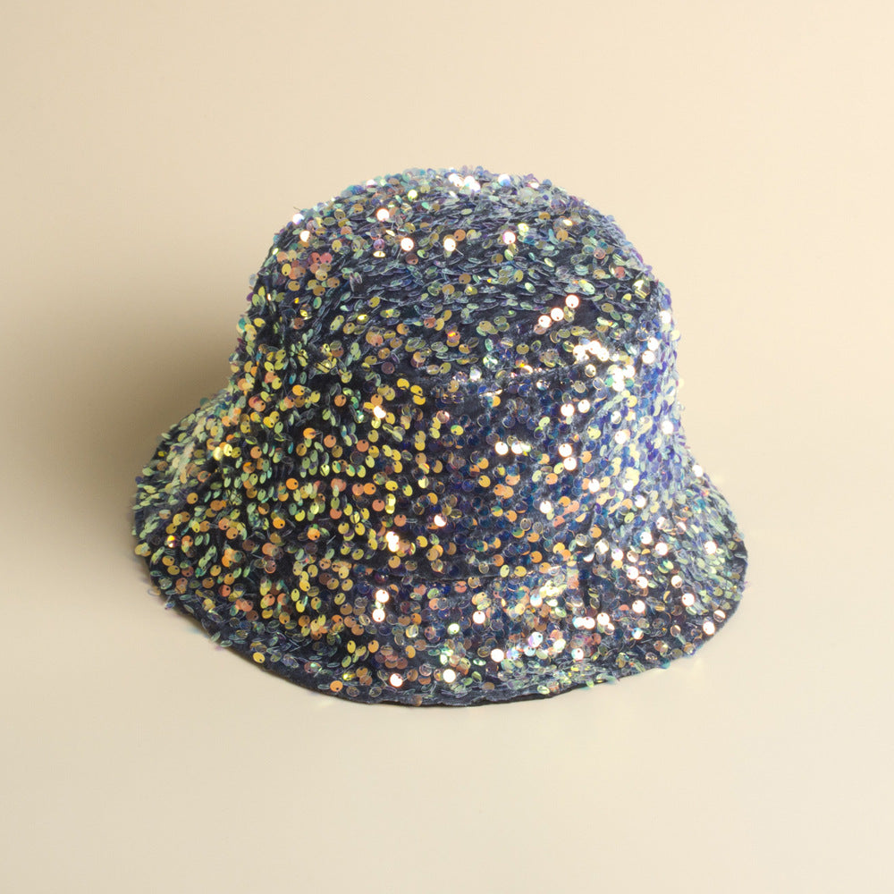 Sequin Fisherman Cap C0441