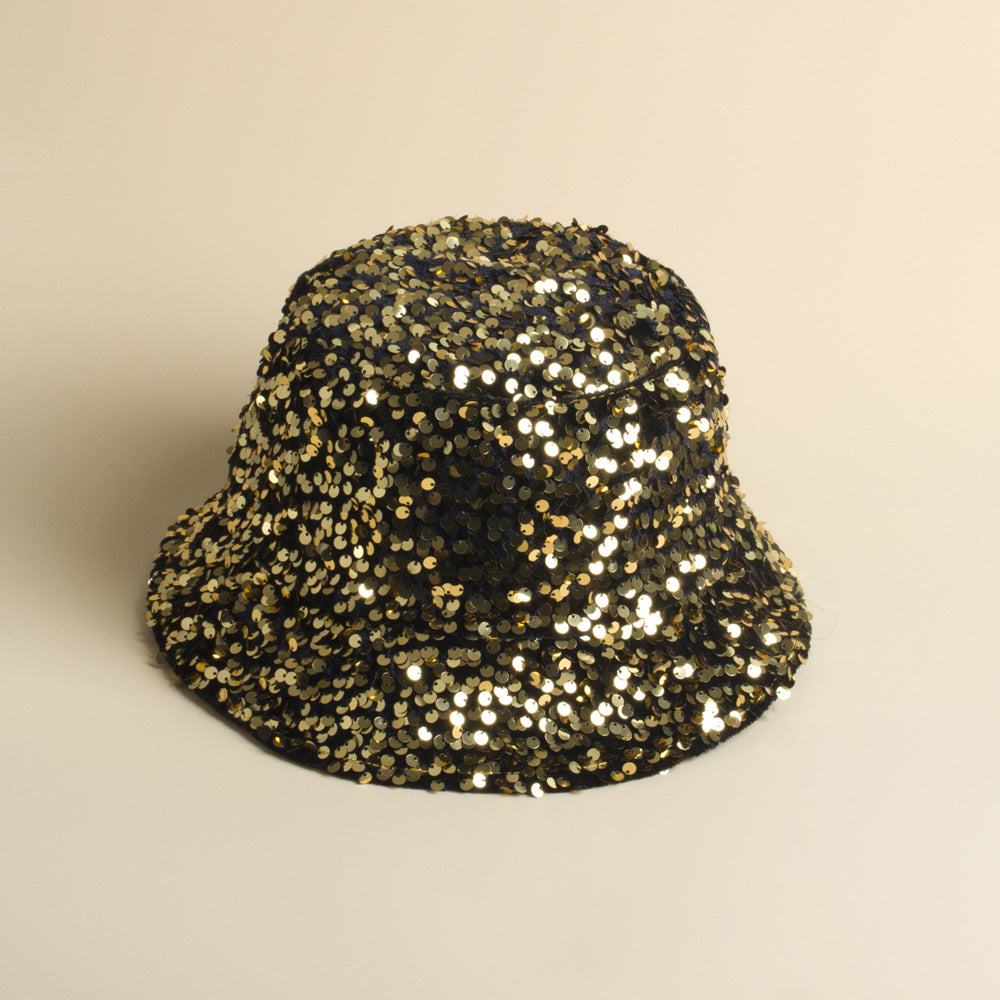 Sequin Fisherman Cap C0441