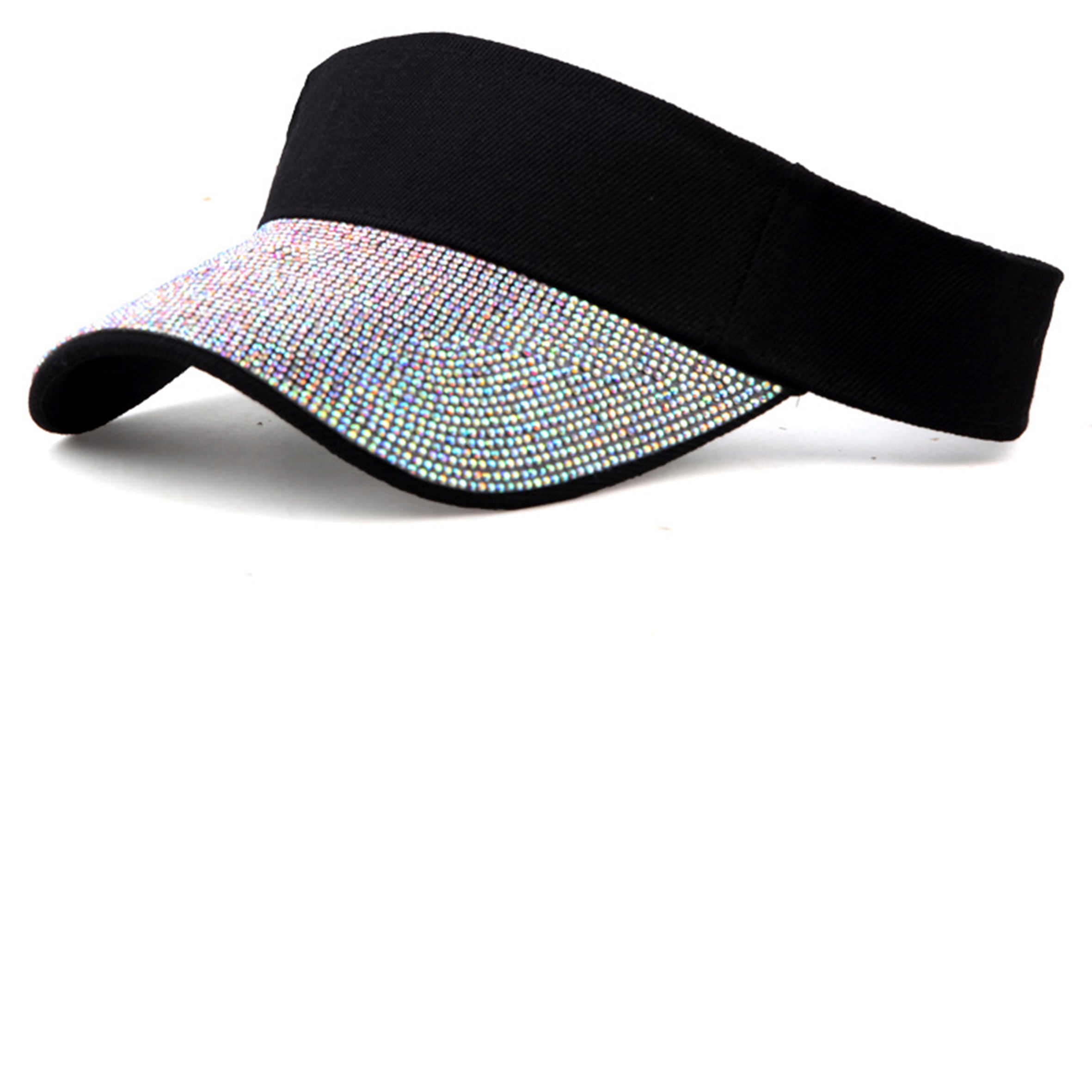 Rhinestone Visor Cap C0488