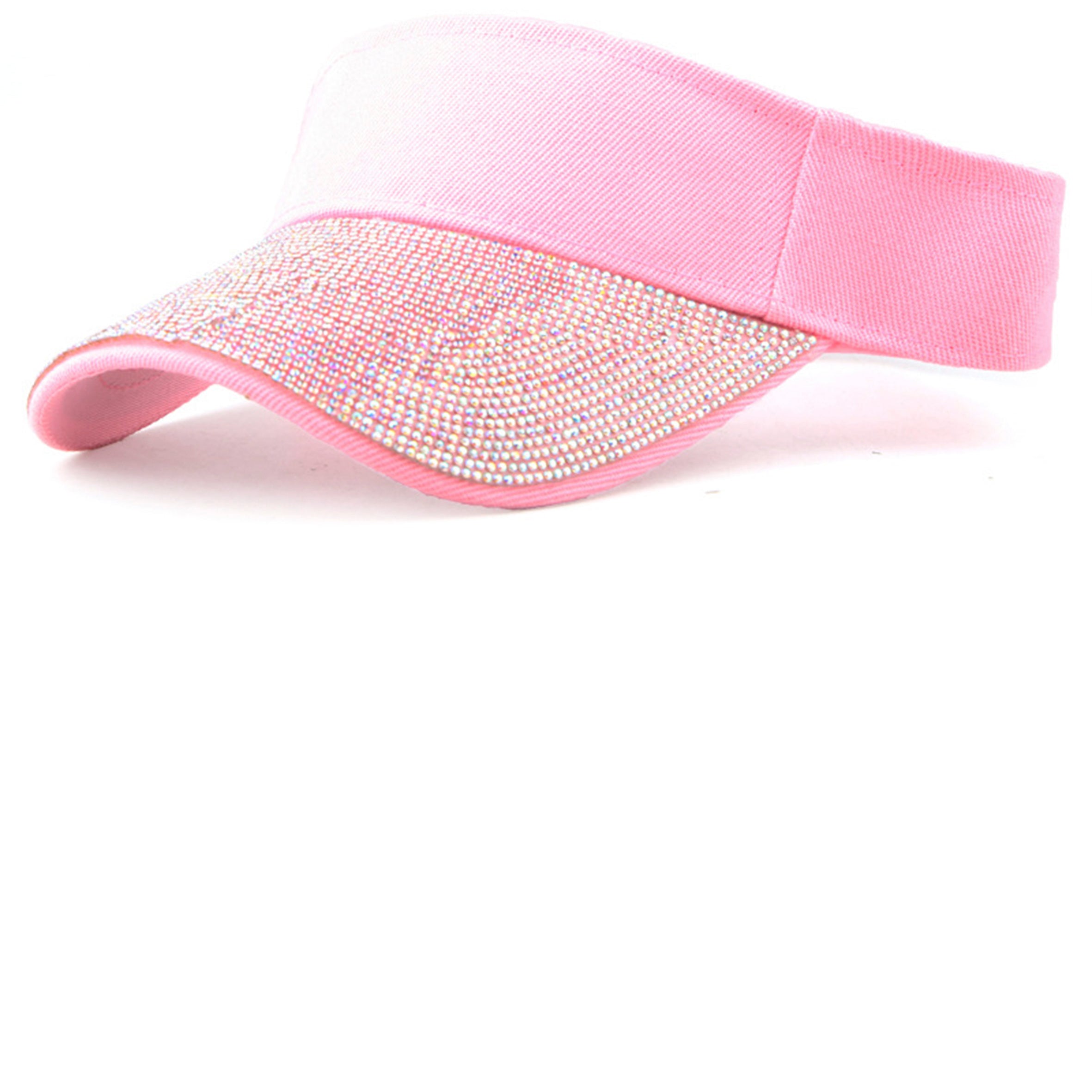 Rhinestone Visor Cap C0488