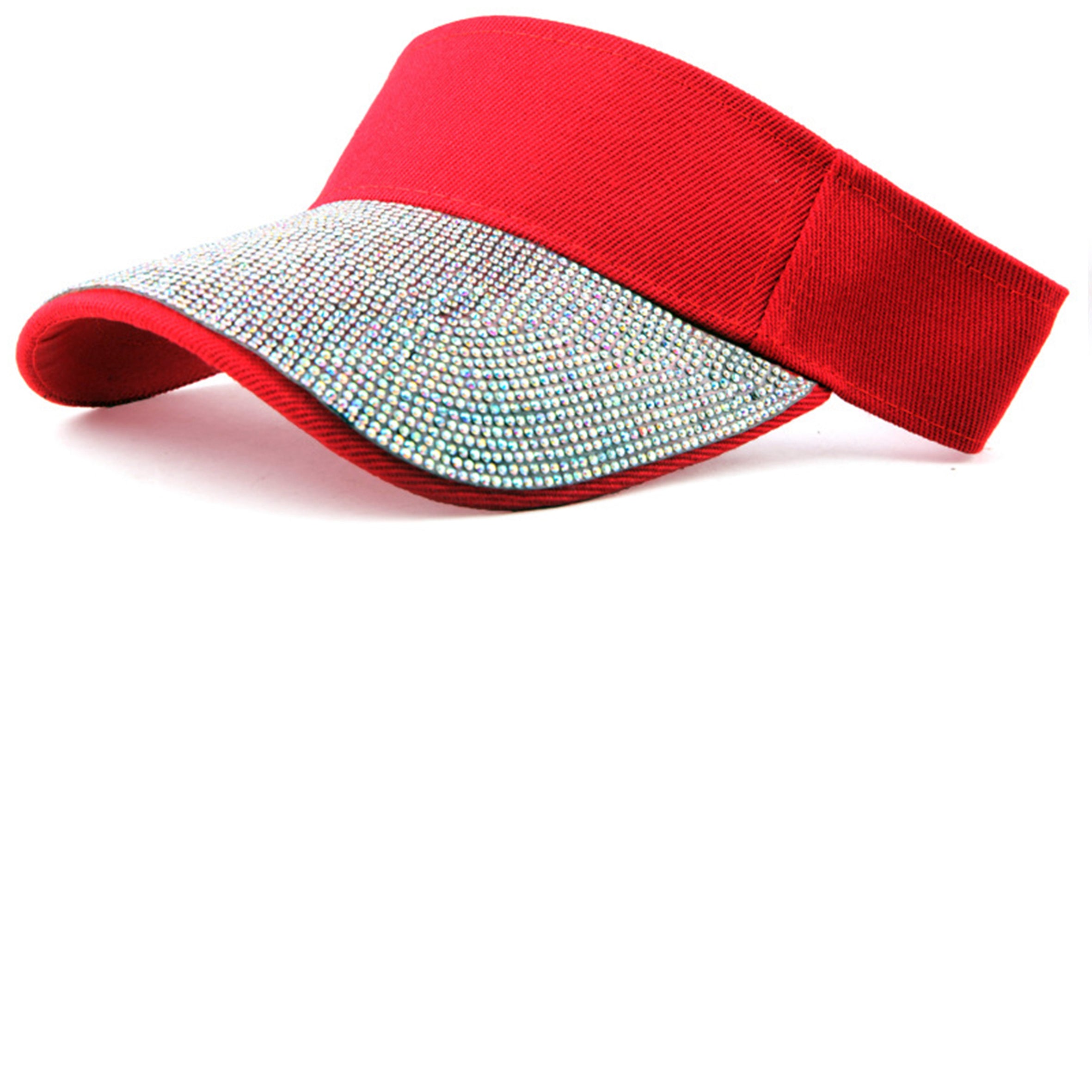 Rhinestone Visor Cap C0488