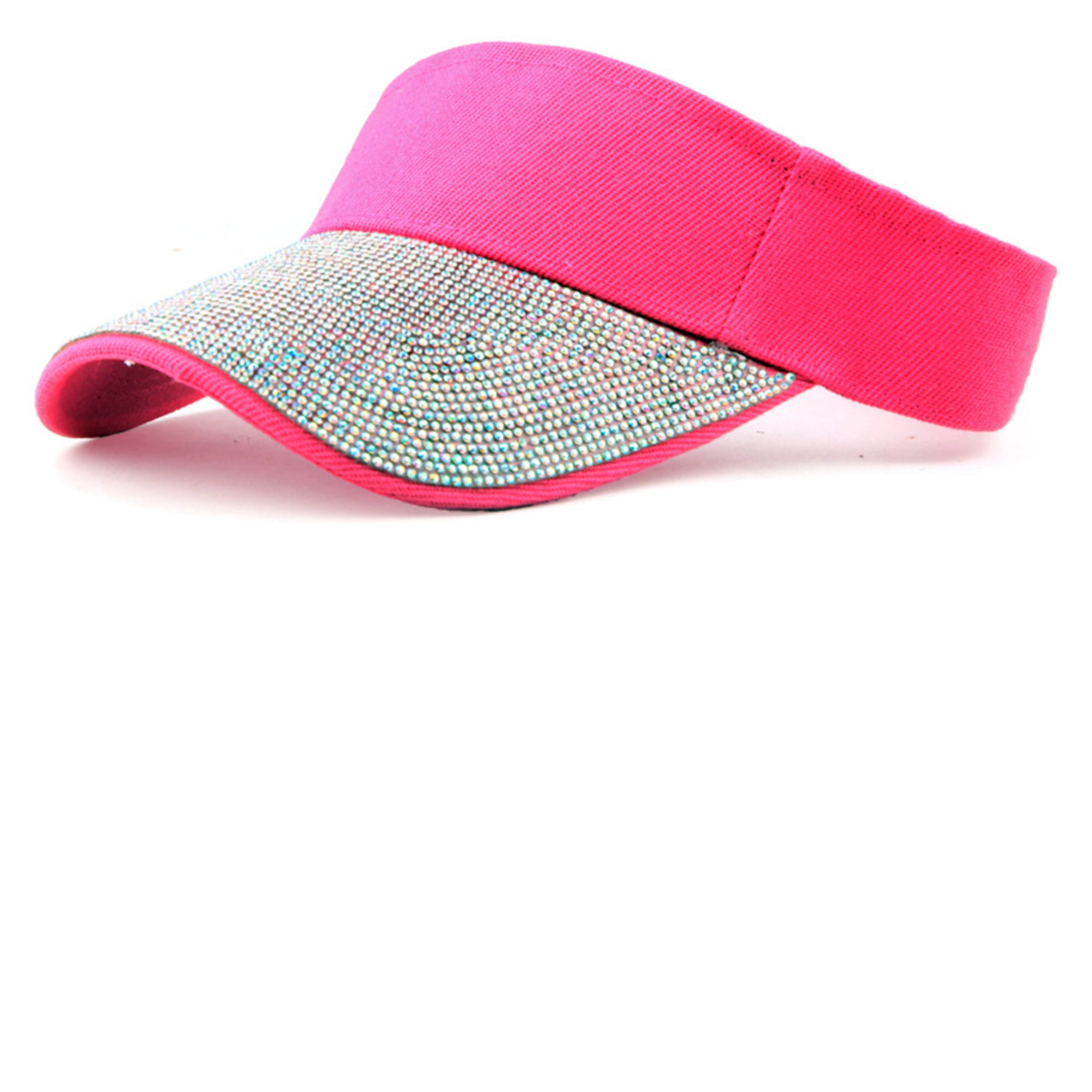 Rhinestone Visor Cap C0488