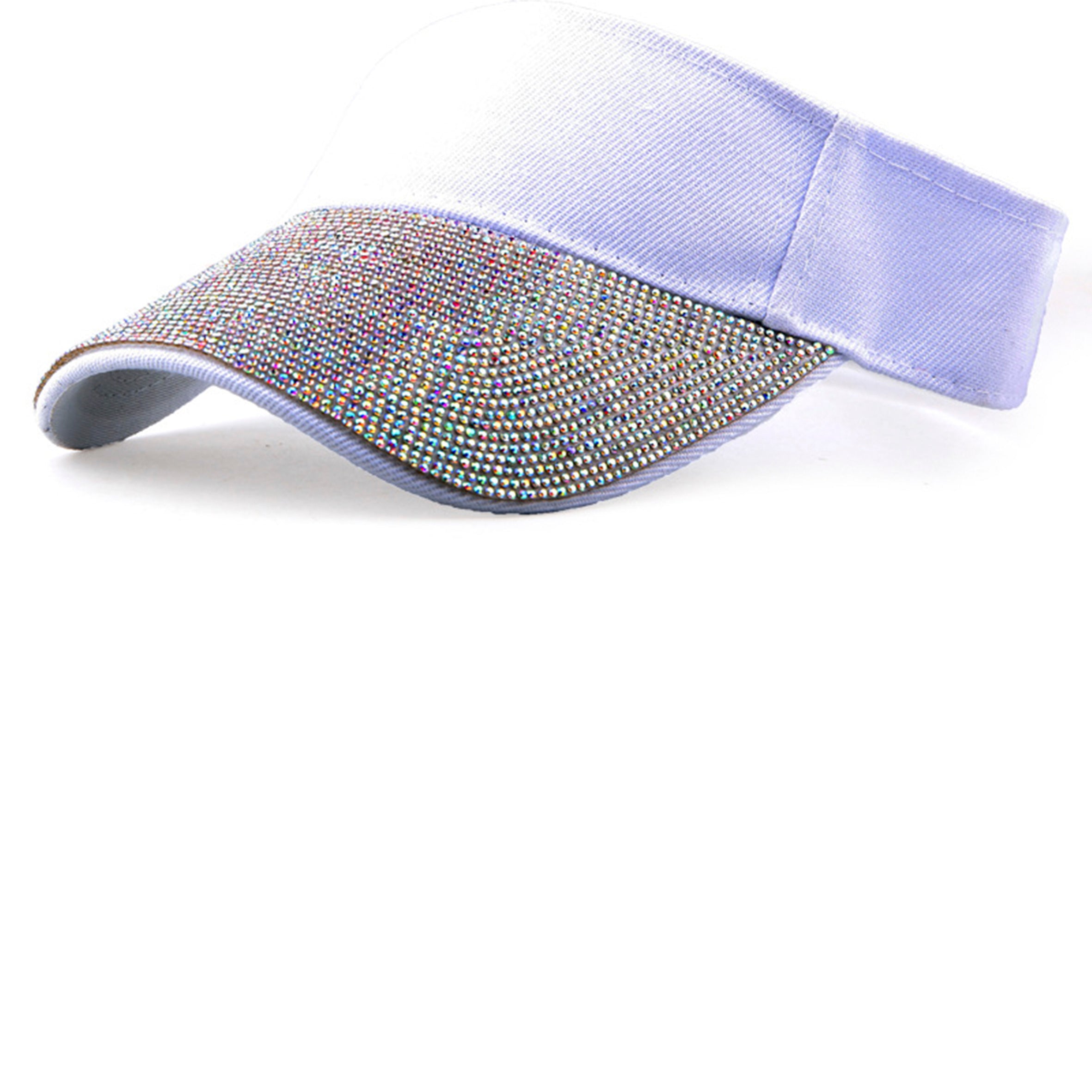 Rhinestone Visor Cap C0488