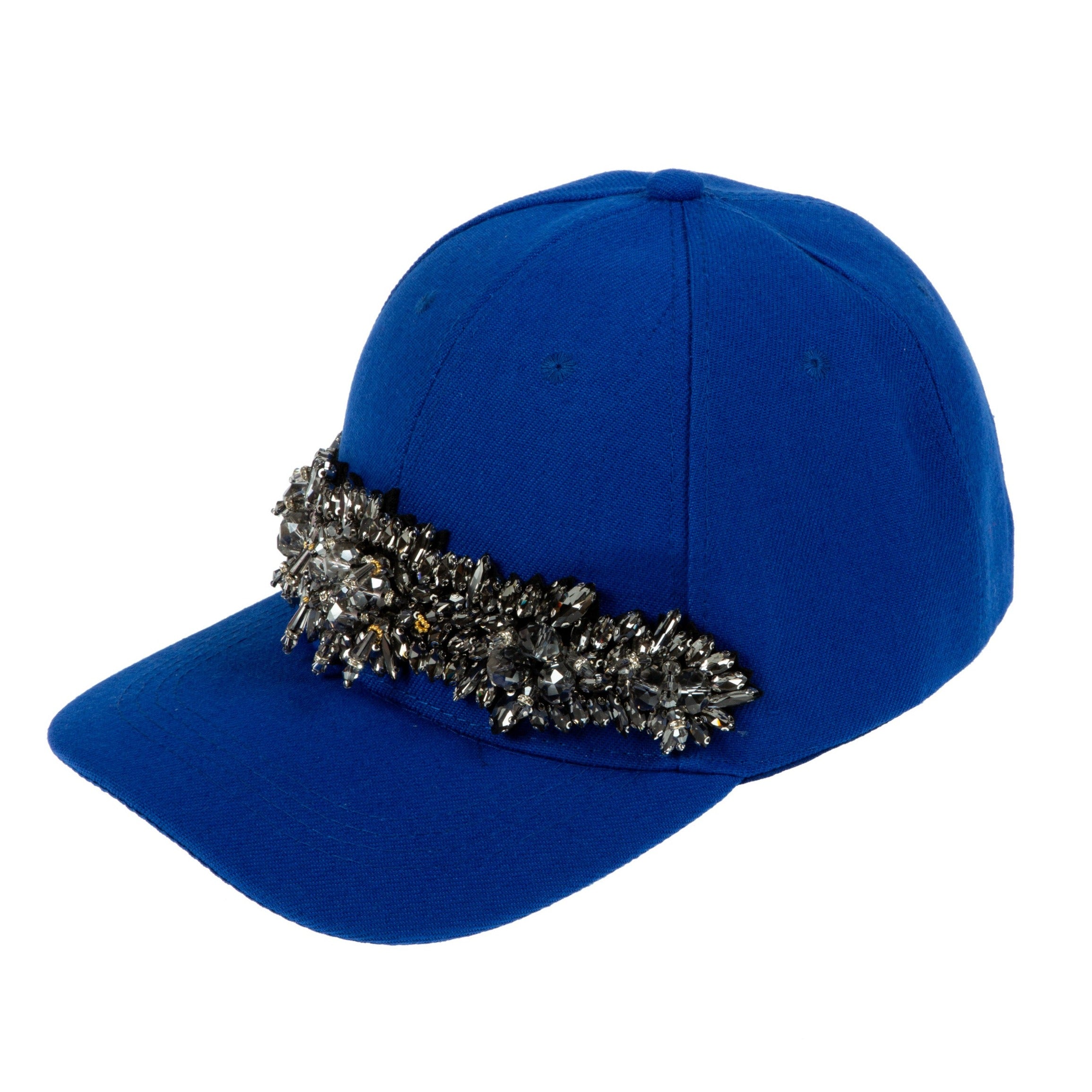Floral Rhinestone Baseball Cap C0732