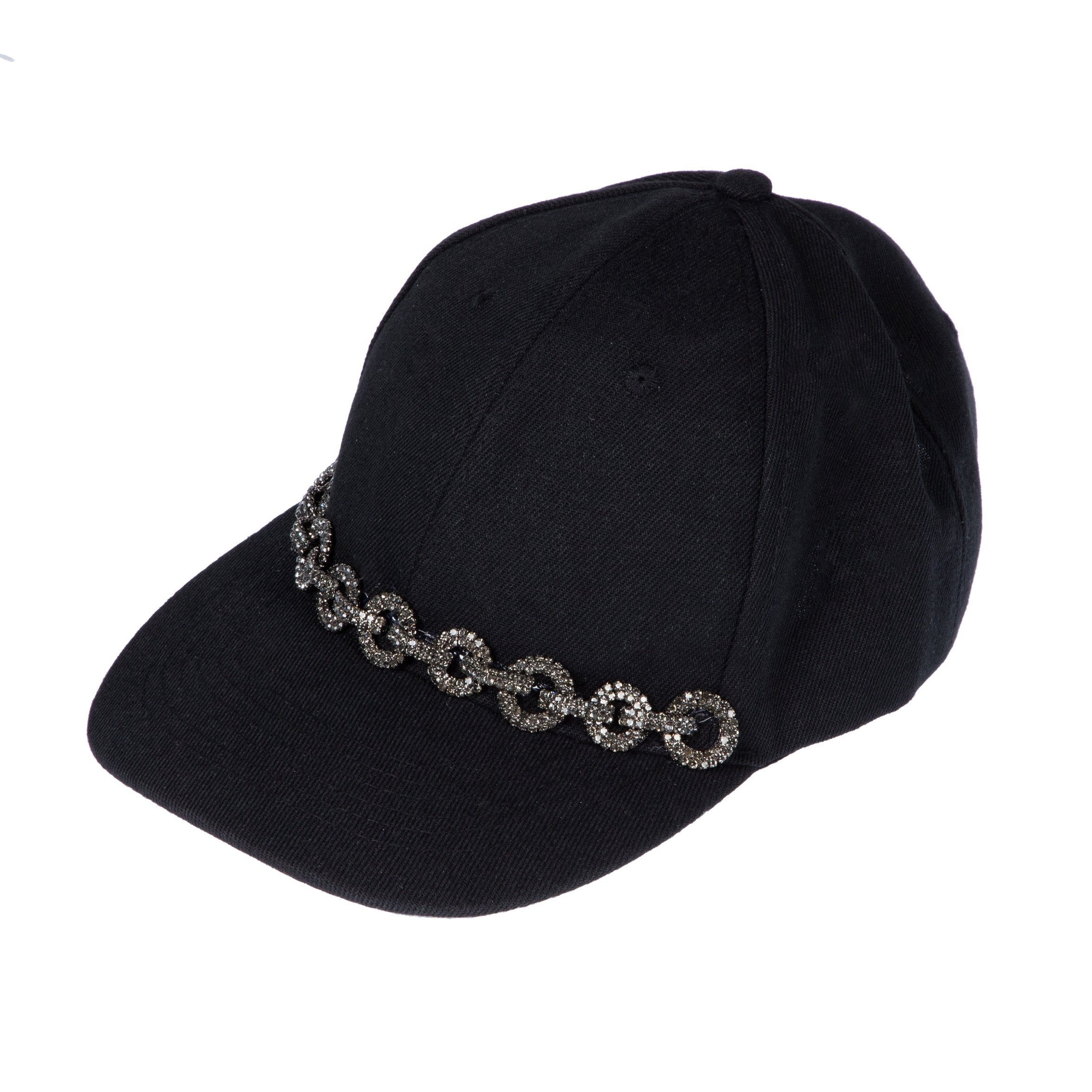 Geometry Rhinestone Chains Cap C0780