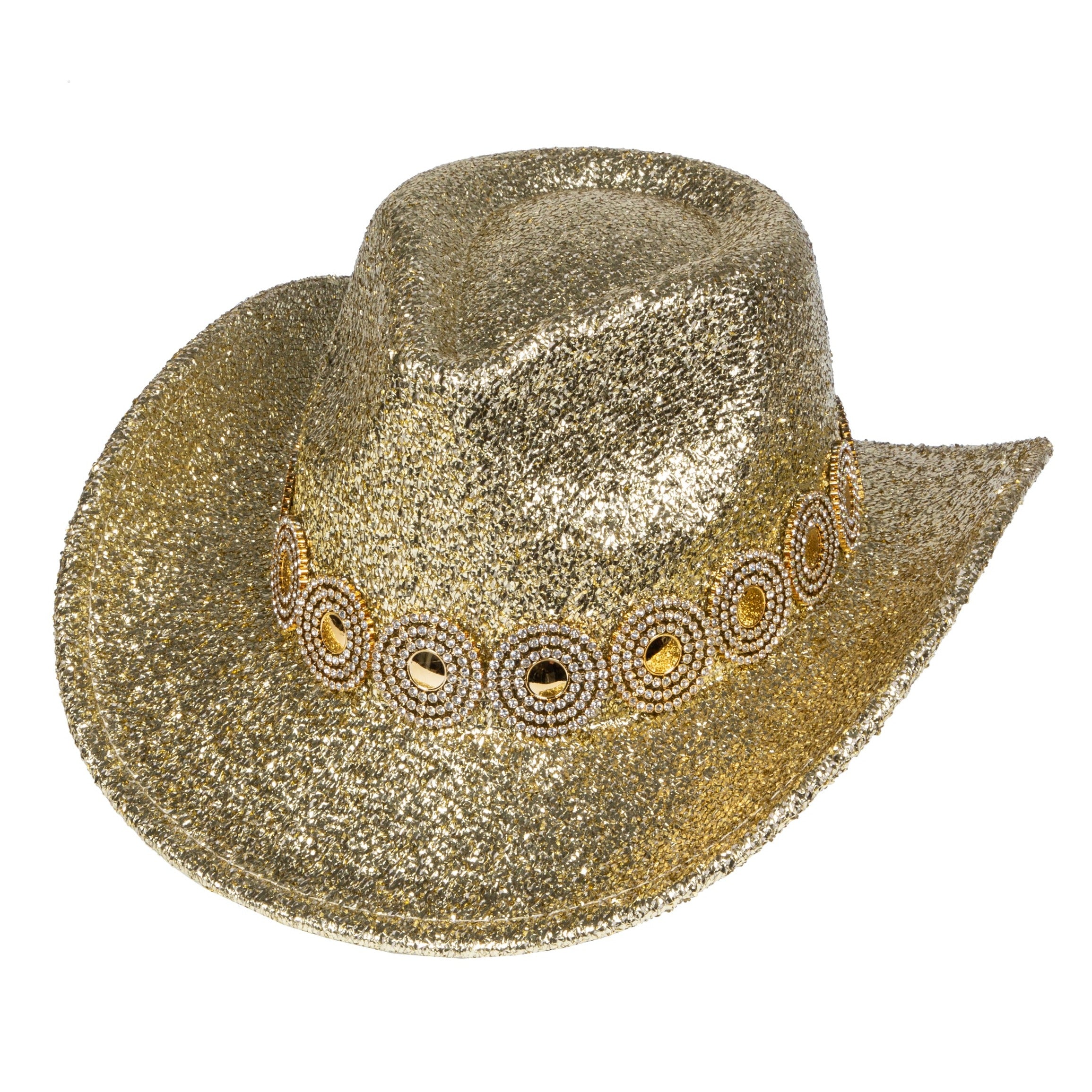 Sequin Rhinestone Cowgirl Hat C0829
