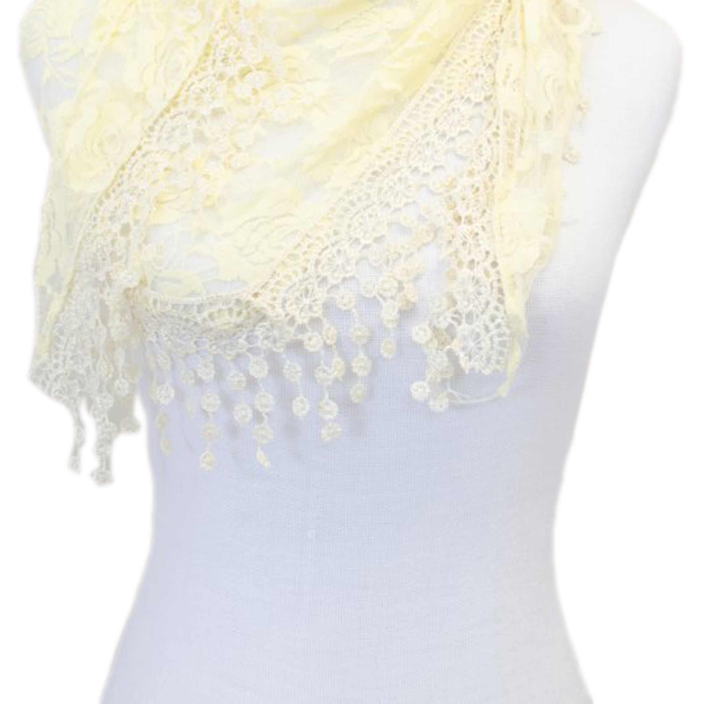Girls New Fashion Elegant Lace Shawls Scarves CH01
