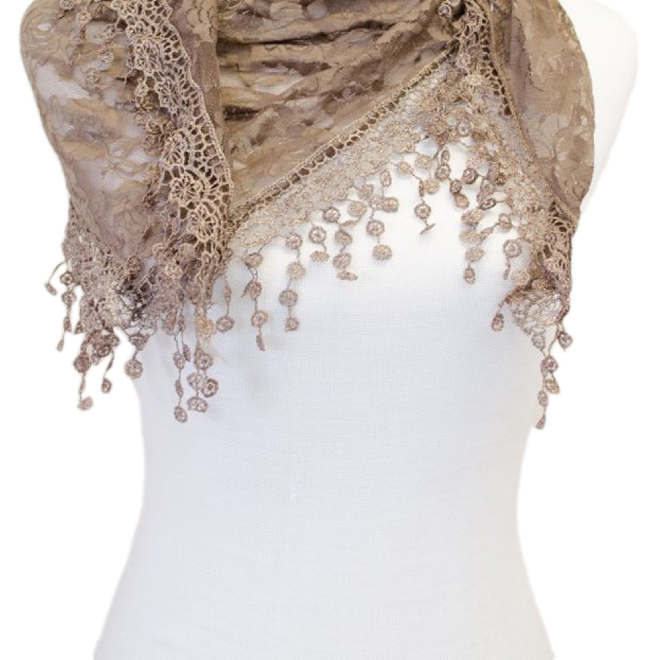 Girls New Fashion Elegant Lace Shawls Scarves CH01