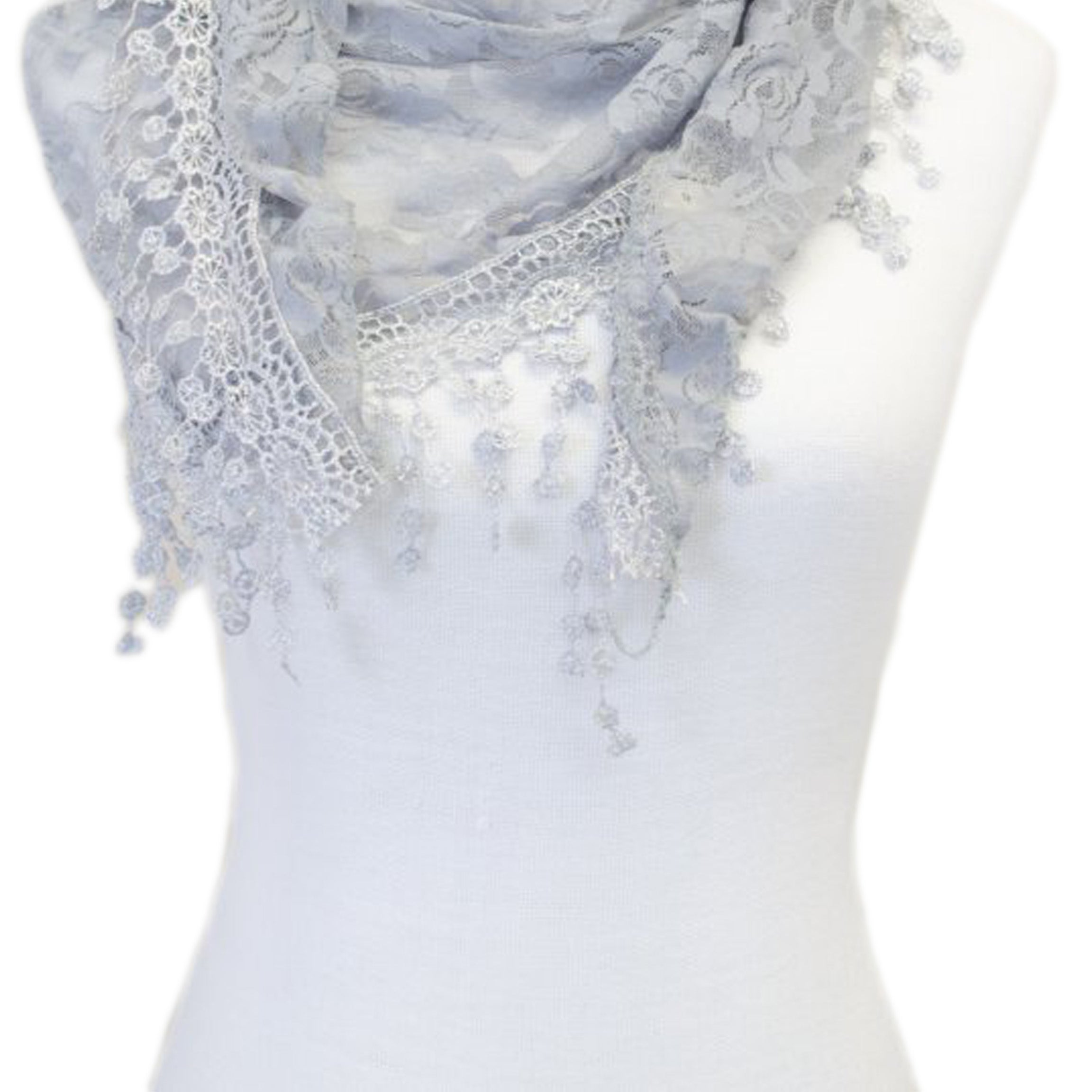 Girls New Fashion Elegant Lace Shawls Scarves CH01