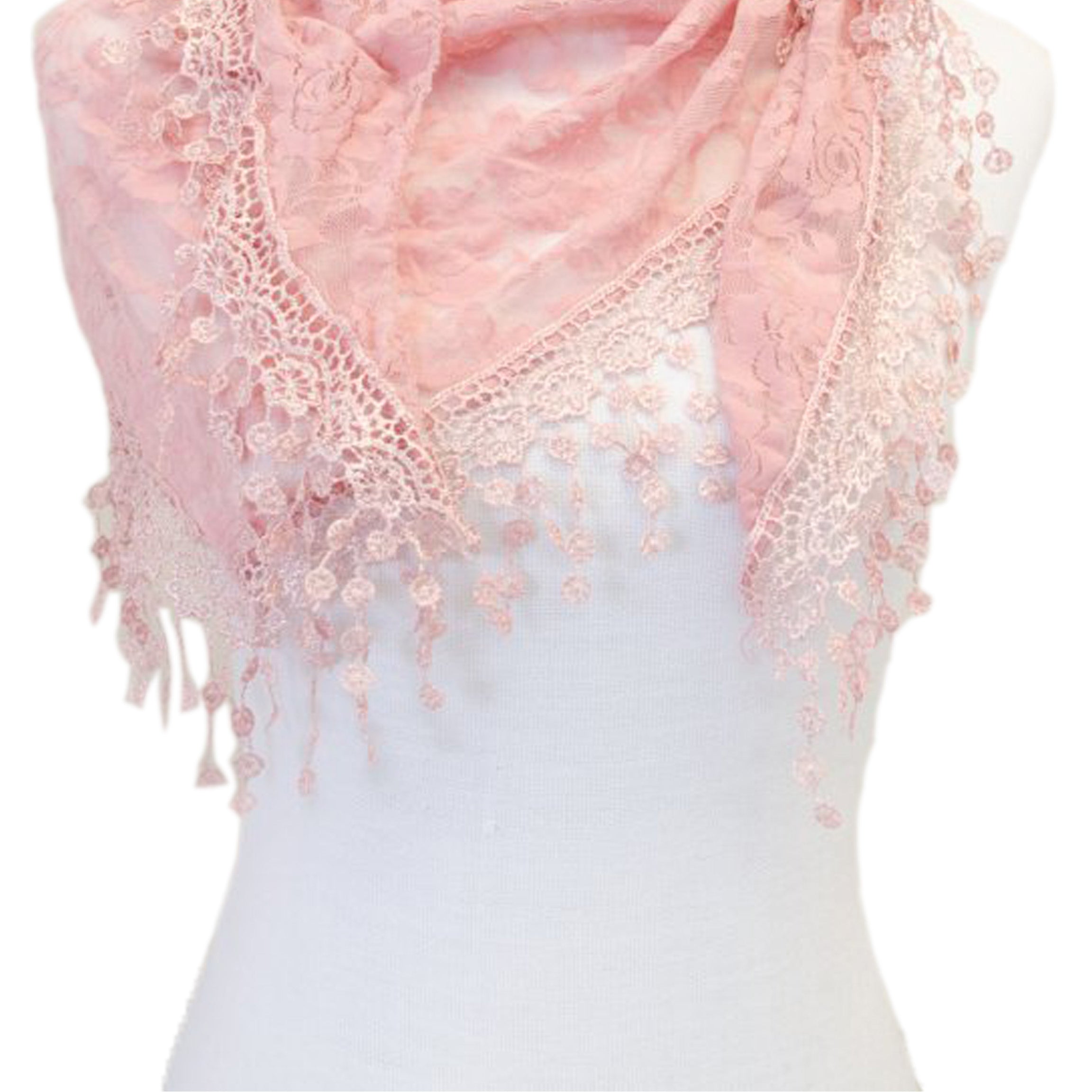 Girls New Fashion Elegant Lace Shawls Scarves CH01