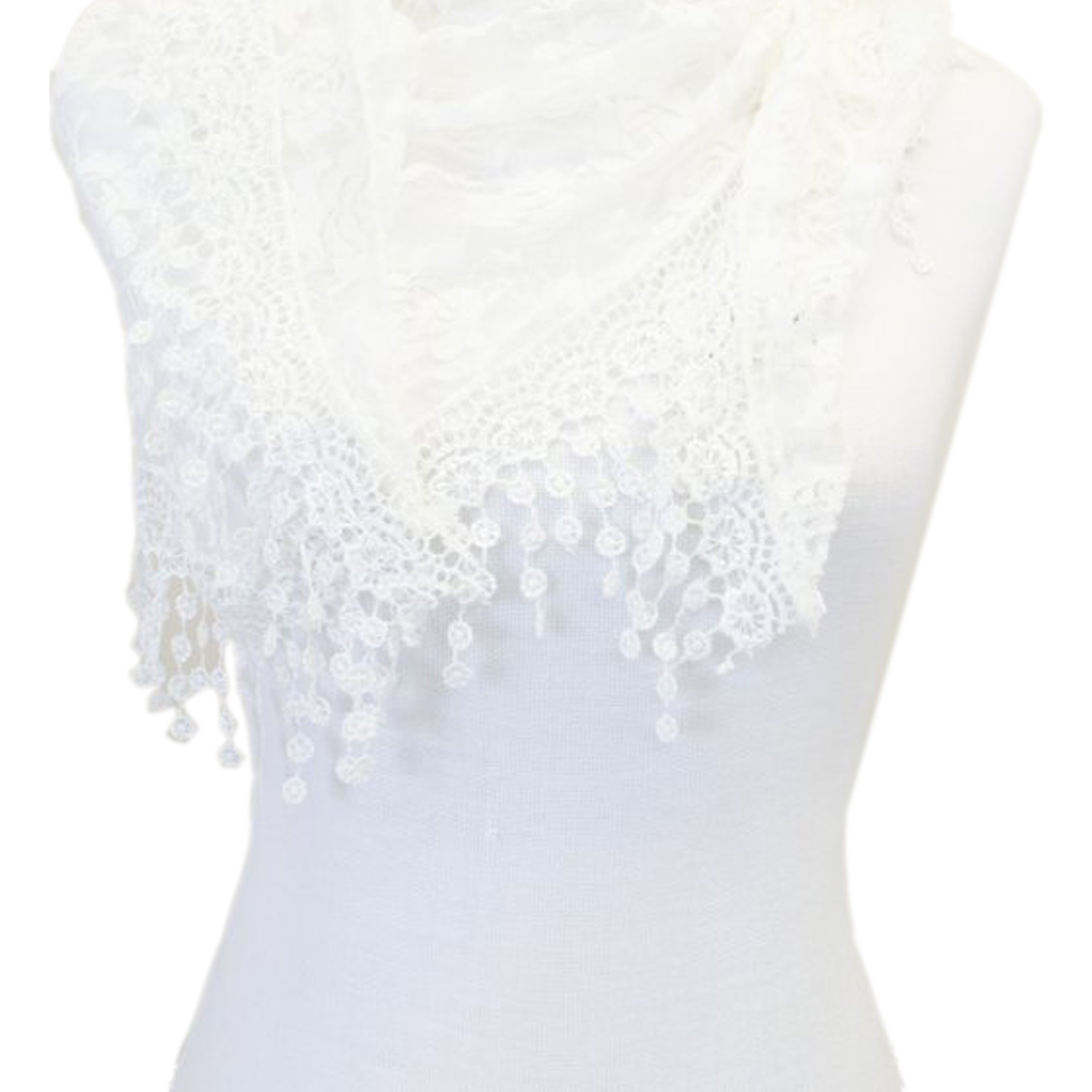 Girls New Fashion Elegant Lace Shawls Scarves CH01