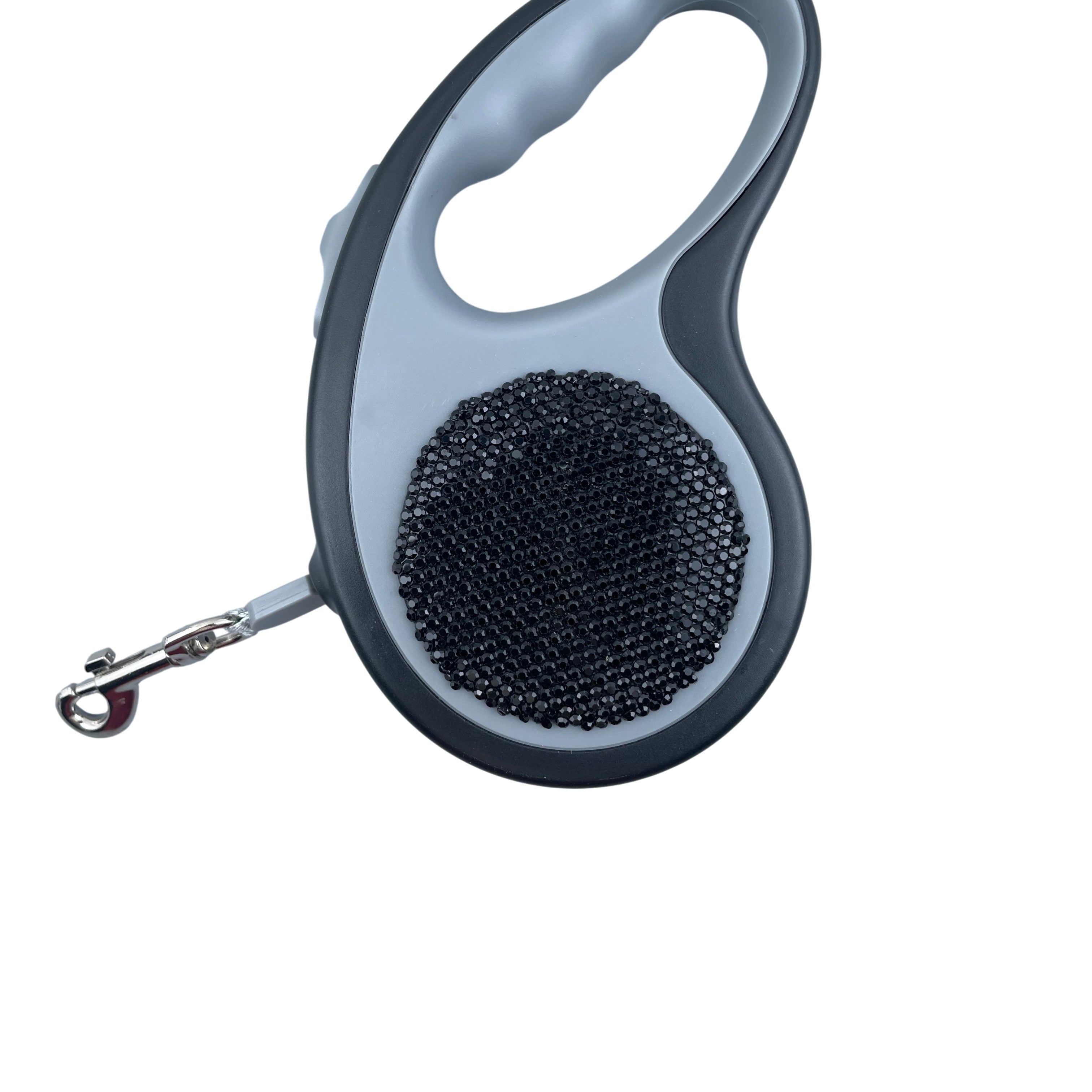 Ceramic Rhinestone Retractable Leash CR0004