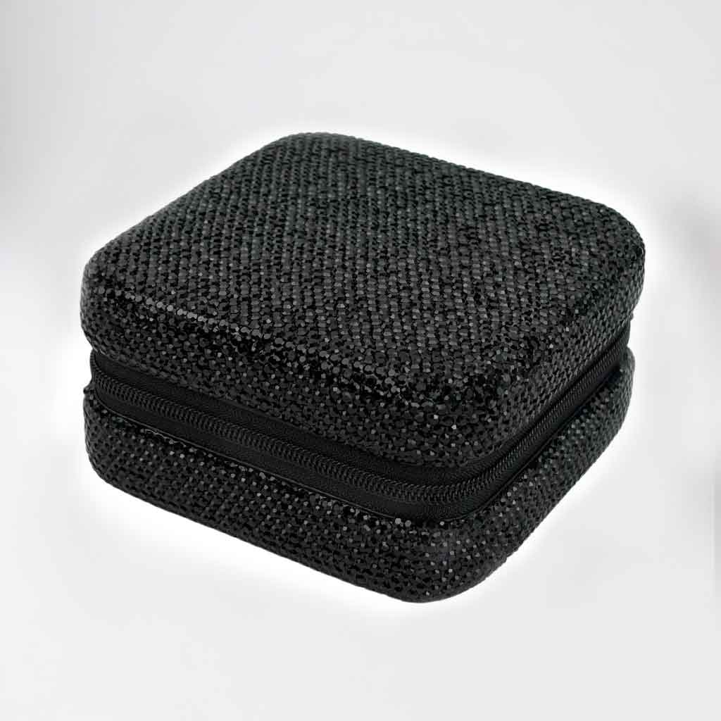 Ceramic Rhinestone Traveling Jewelry Box CR0025