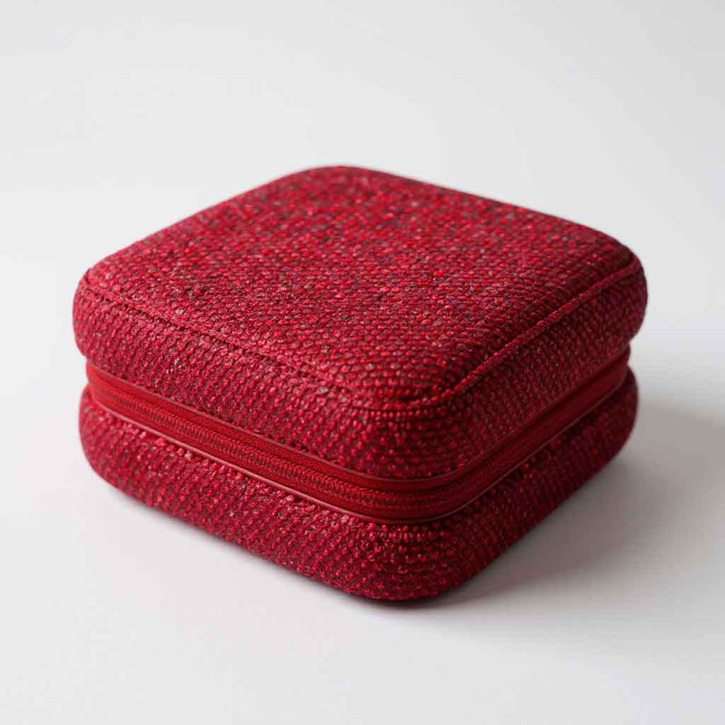 Ceramic Rhinestone Traveling Jewelry Box CR0025