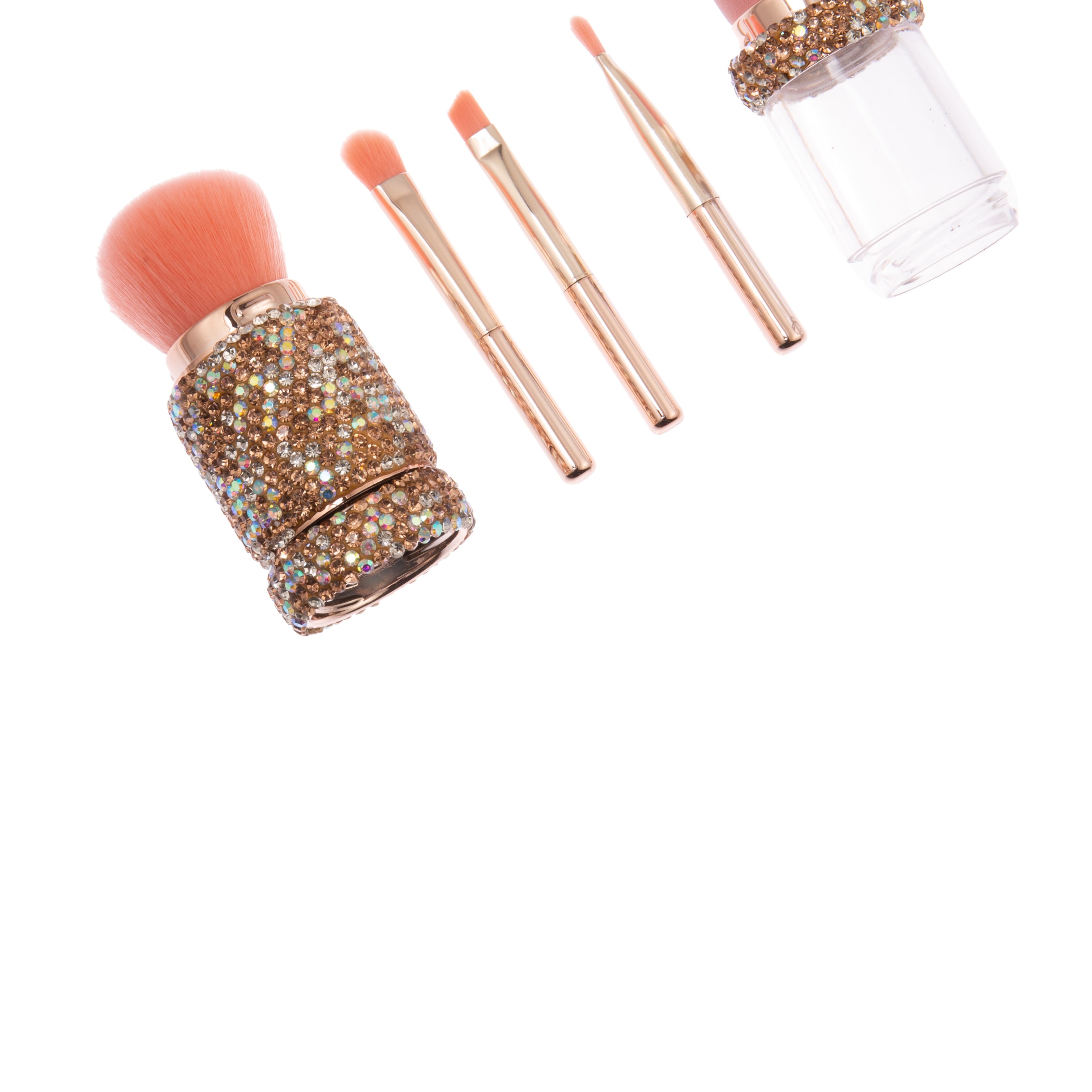 Ceramic Rhinestone 5 in 1 Make Up Brush ACR10034