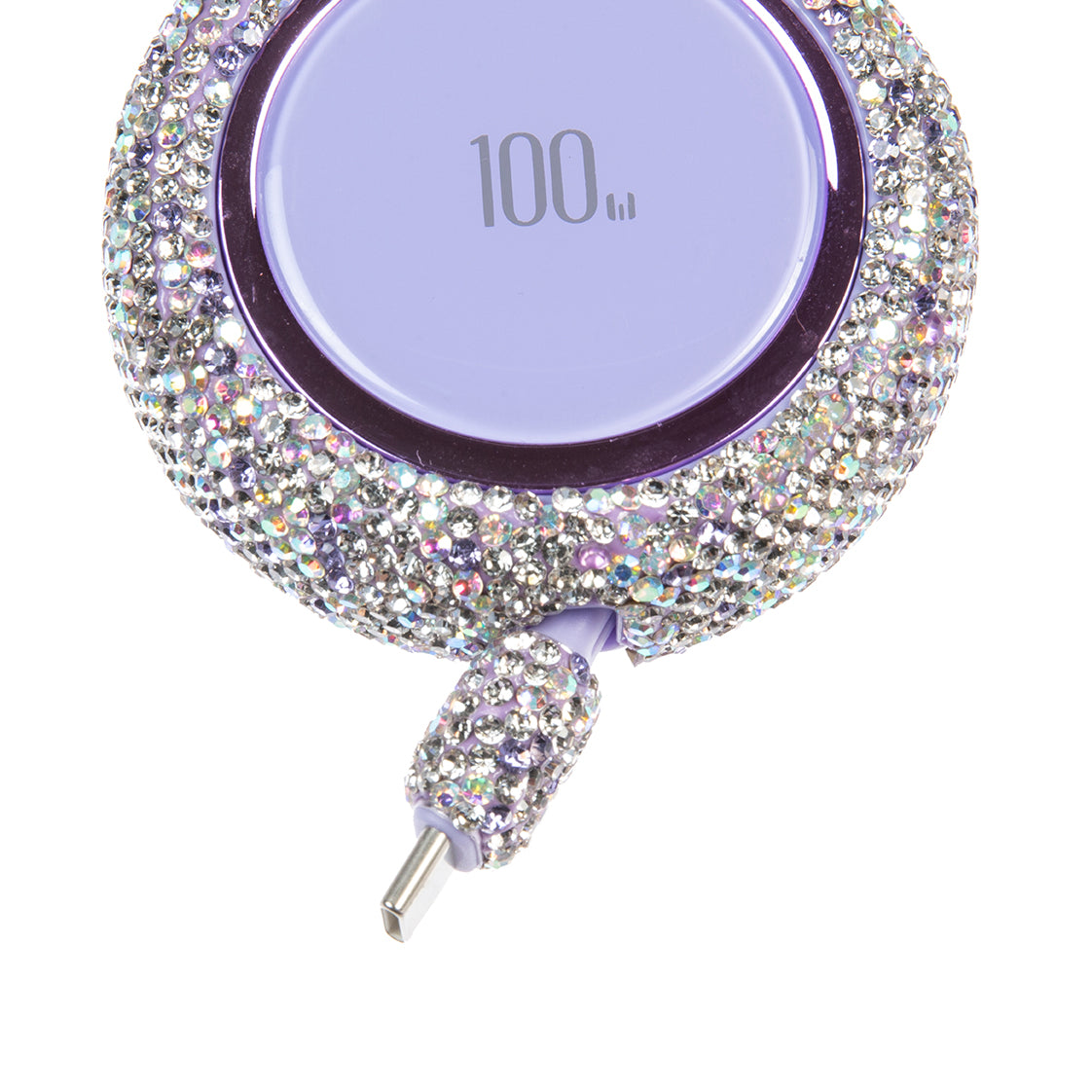 Ceramic Rhinestone Retractable Charger Type C to Type C CR0043 - 100W