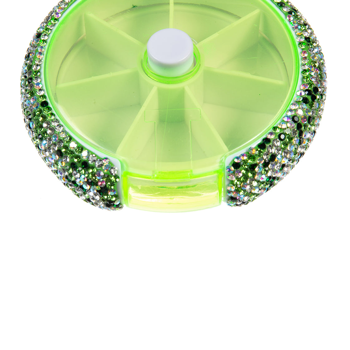 Ceramic Rhinestone Pill Organizer CR0049