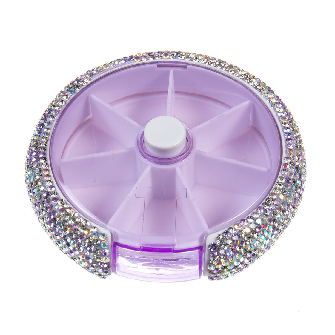 Ceramic Rhinestone Pill Organizer CR0049