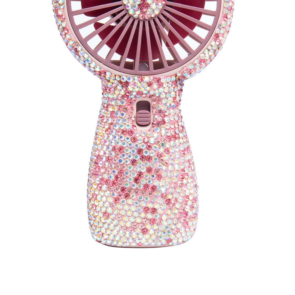 Ceramic Rhinestone Cat Hand Held Fan CR0057