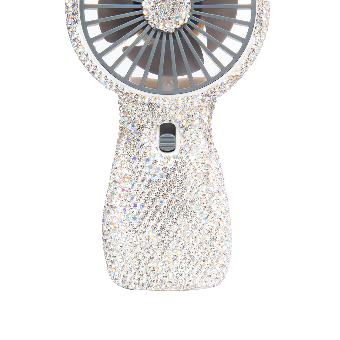 Ceramic Rhinestone Cat Hand Held Fan CR0057