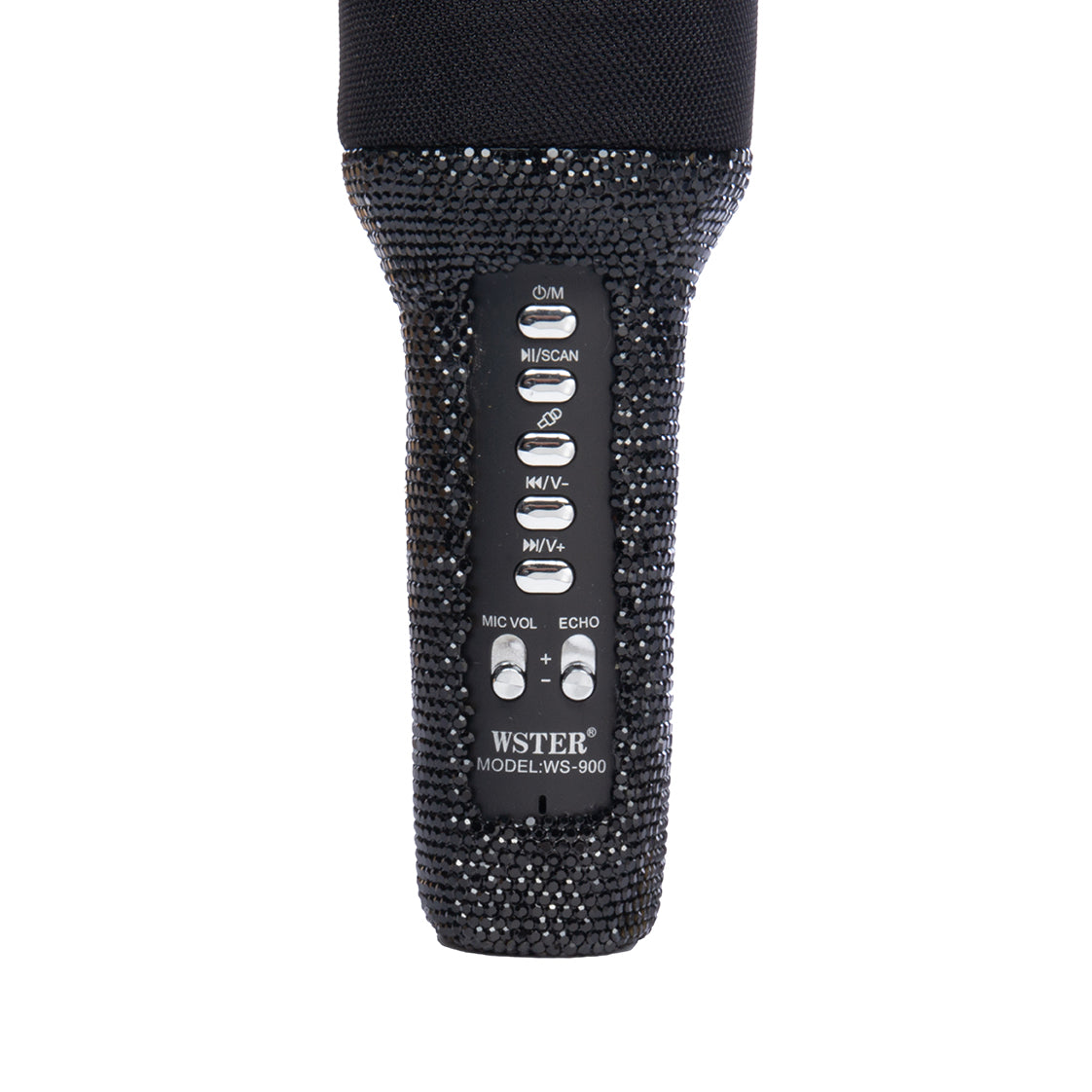 Ceramic Rhinestone Microphone CR0062