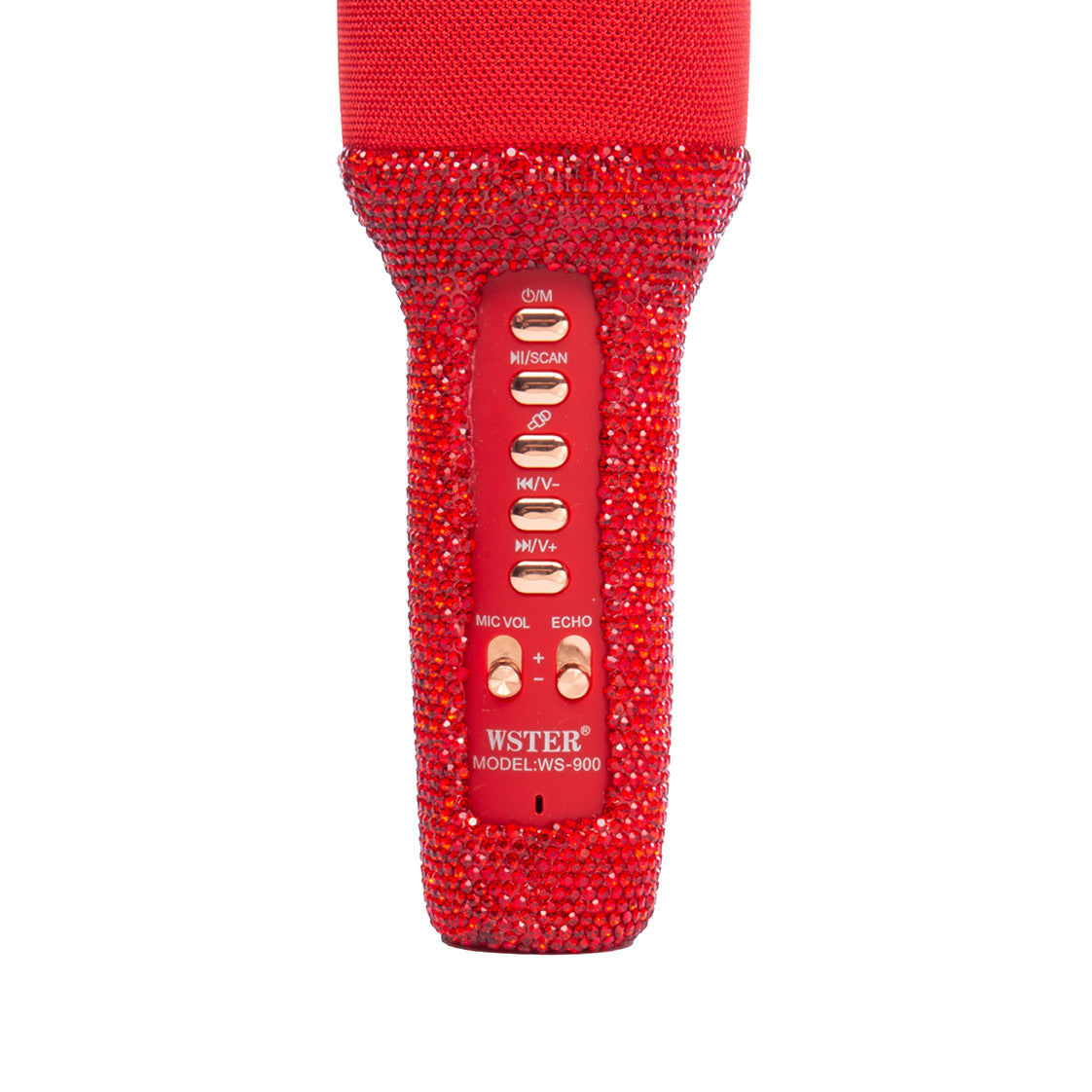 Ceramic Rhinestone Microphone CR0062
