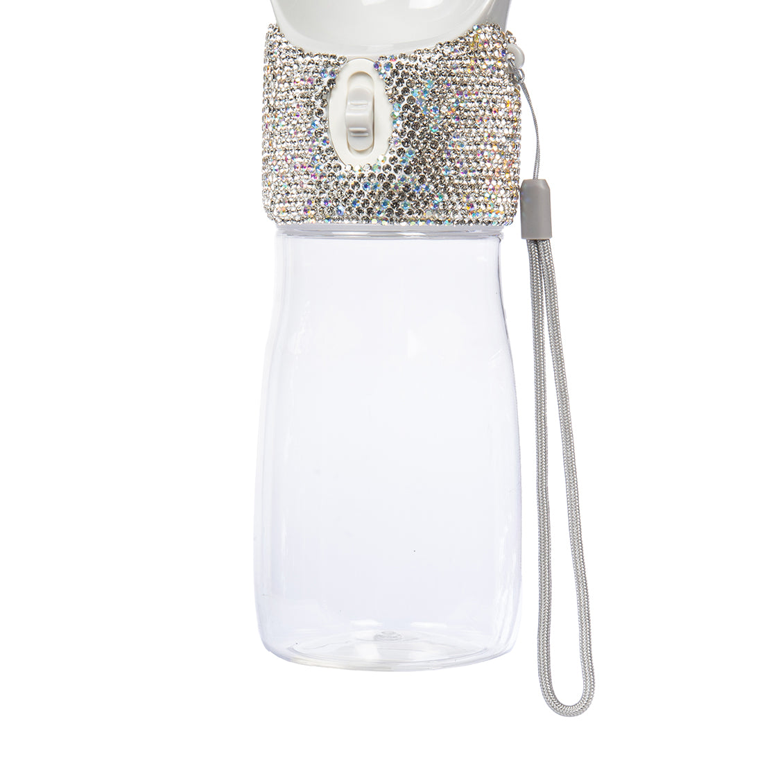 Ceramic Rhinestone Carry Around Pet Drinking Bottle CR0063