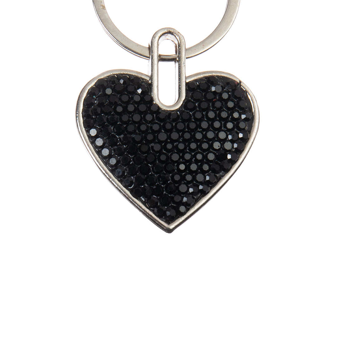 Ceramic Rhinestone Heart Keychain CR0065