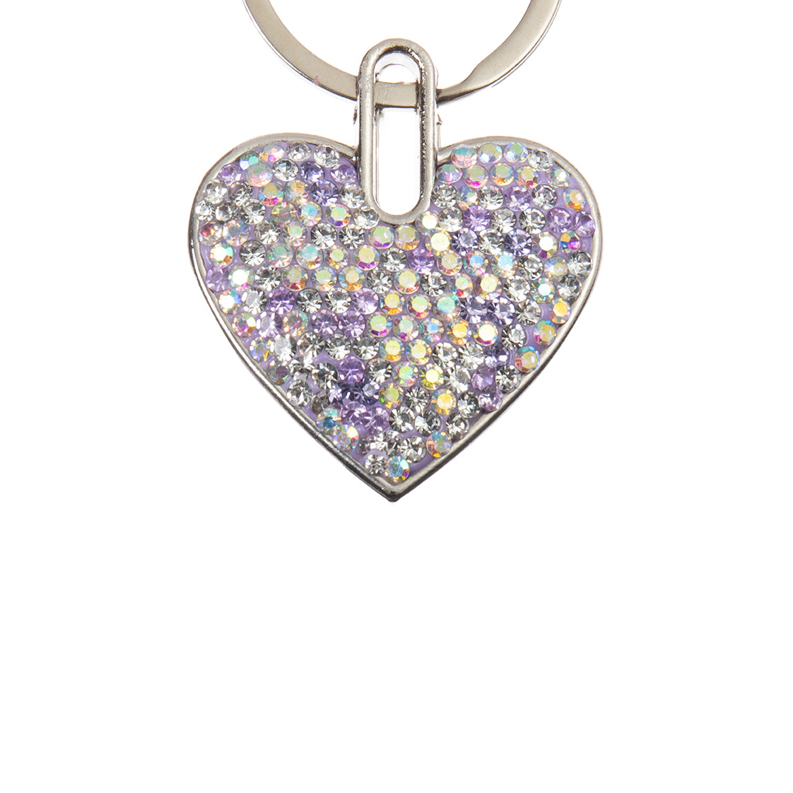 Ceramic Rhinestone Heart Keychain CR0065
